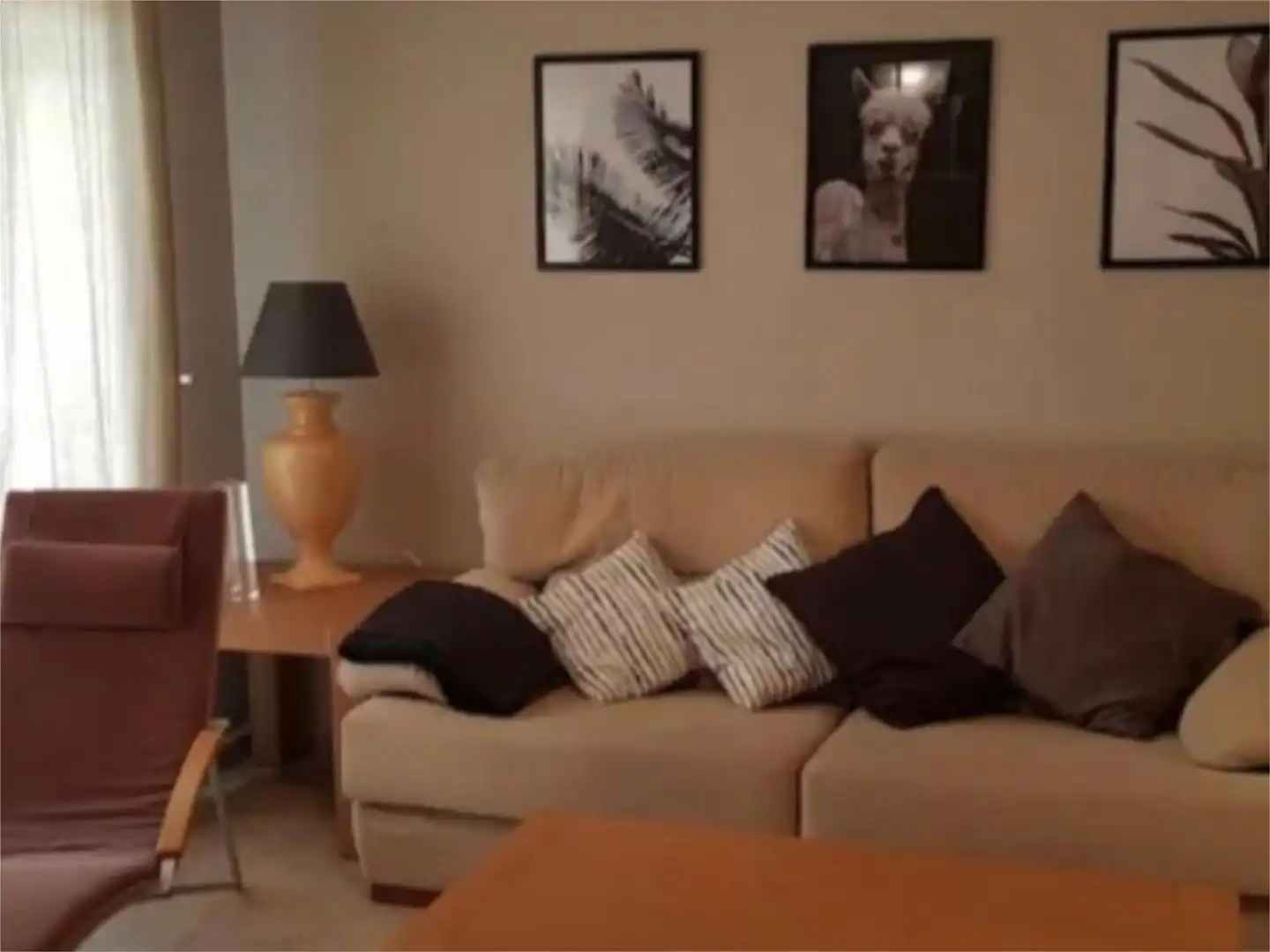 Sala de estar de Piso de alquiler en Jávea / Xàbia con Aire acondicionado, Calefacción y Jardín privado