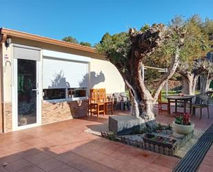 Terrassa de Finca rústica en venda en Sitges amb Aire condicionat, Jardí privat i Parquet