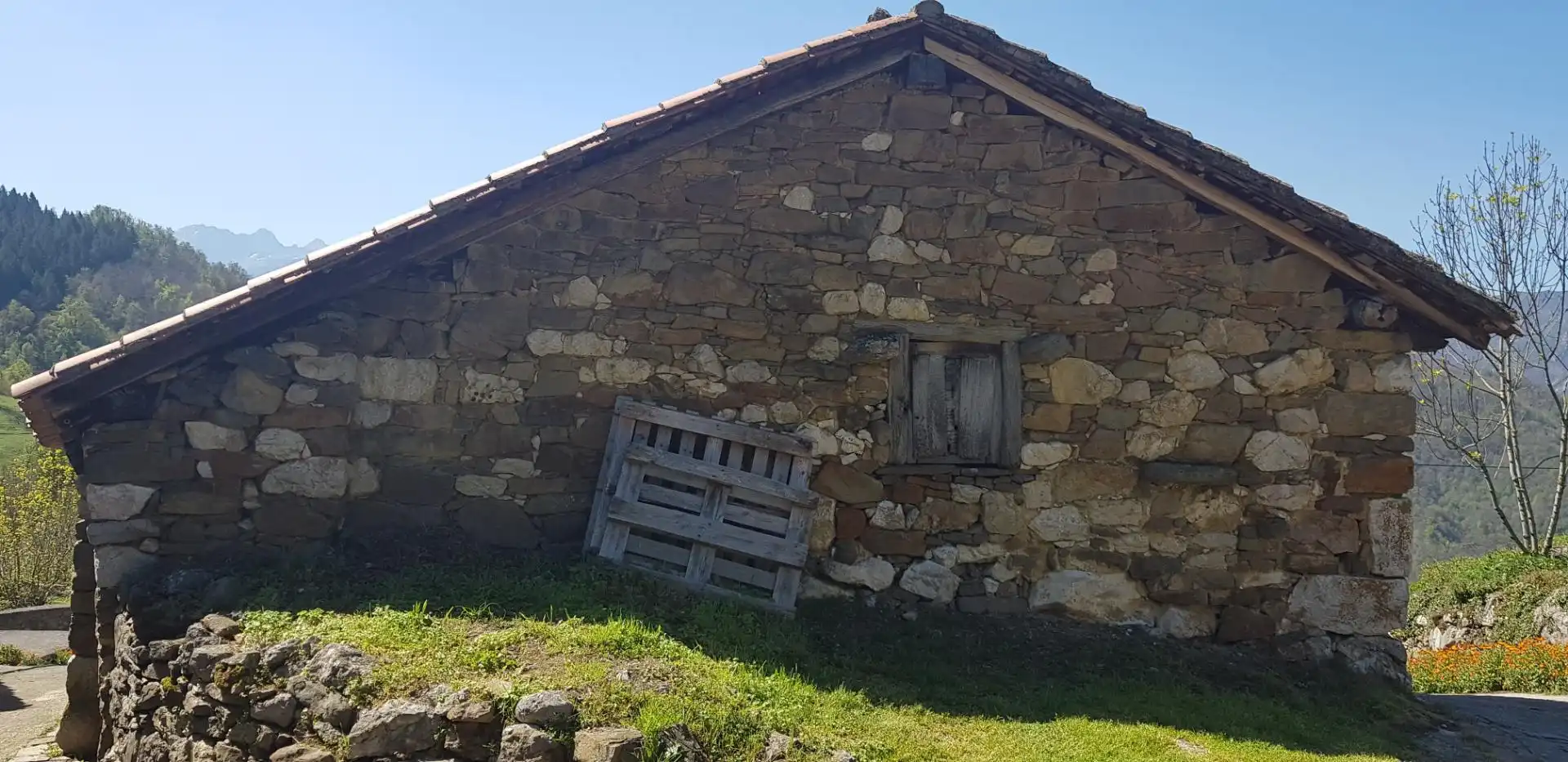 Vista exterior de Planta baixa en venda en Quirós