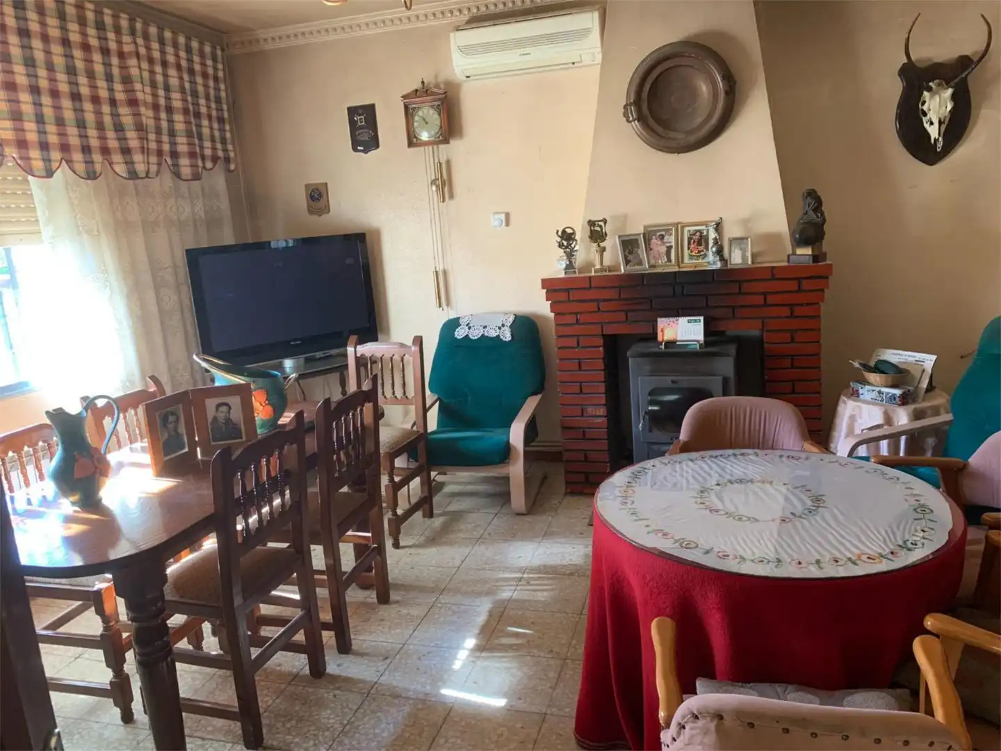 Dining room of Houses for sale in Horcajo de los Montes  with Air Conditioner, Heating and Terrace