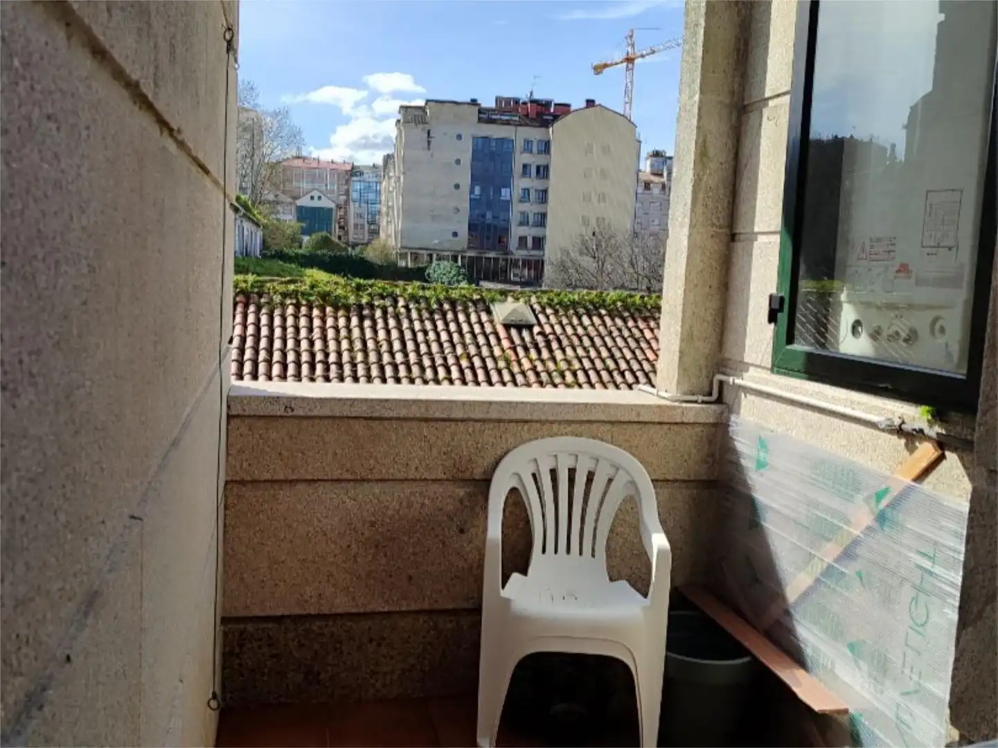 Flat for rent in Rúa Santa Clara, 21, Zona de Plaza de Barcelos Balcony of Flat for rent in Pontevedra Capital with Heating, Parquet flooring and Terrace
