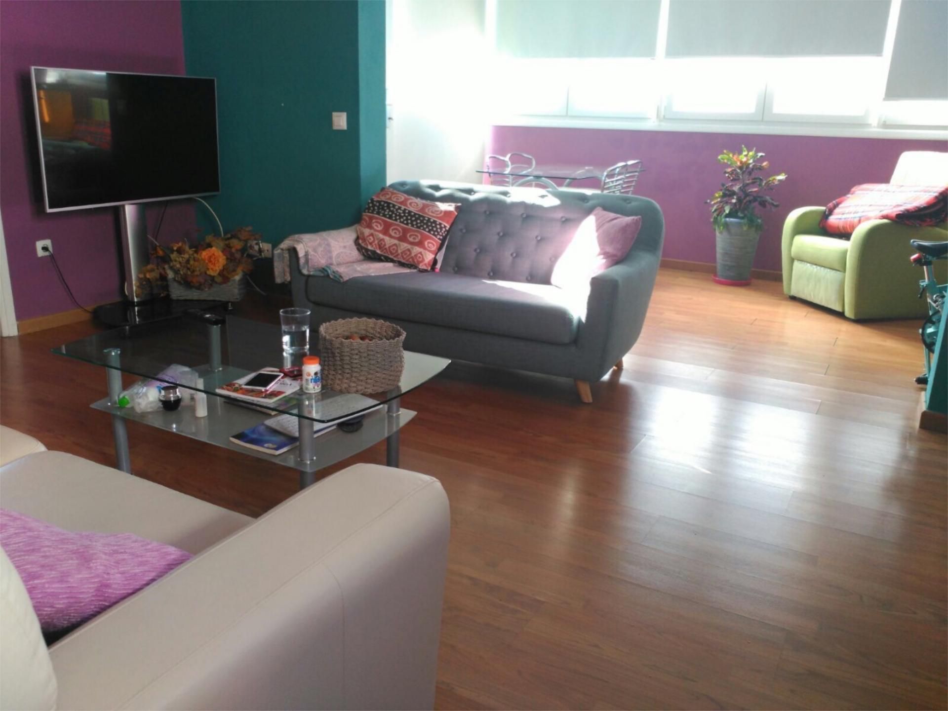 Sala d'estar de Pis per a compartir en San Fernando amb Aire condicionat, Calefacció i Parquet