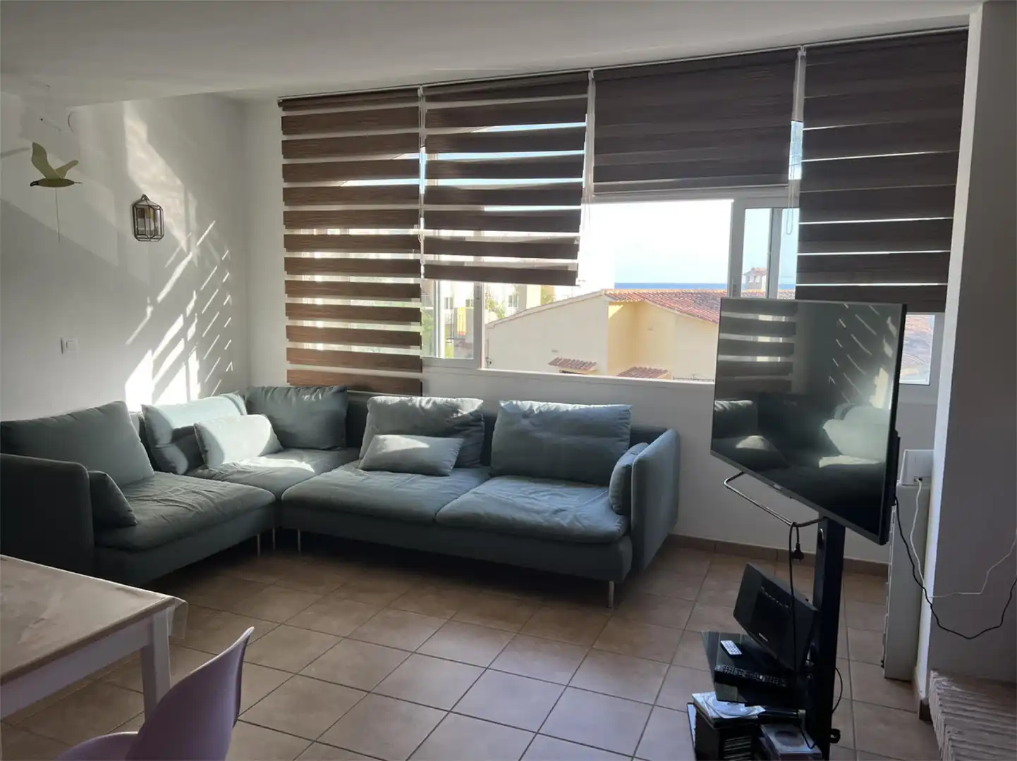 Flat for rent in Camino del Paellero, 4, Pinar del Advocat - Cometa Living room of Flat for rent in Moraira with Air Conditioner, Heating and Terrace