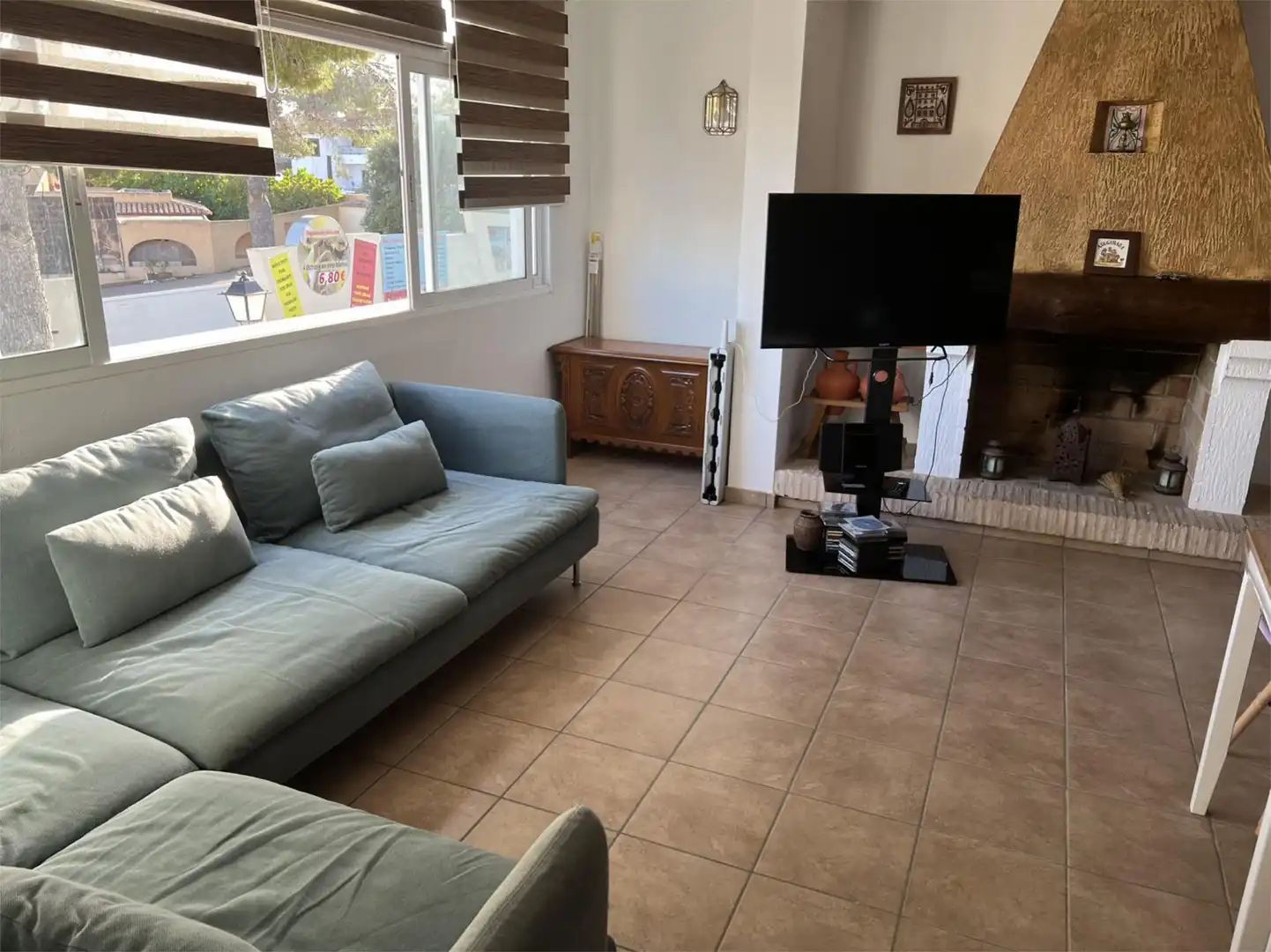 Flat for rent in Camino del Paellero, 4, Pinar del Advocat - Cometa Living room of Flat for rent in Moraira with Air Conditioner, Heating and Terrace