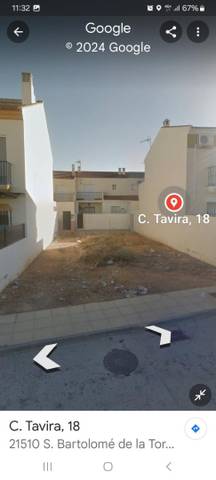 Terreno en Venta en Calle Tavira, 18 en San Bartolomé de la Torre