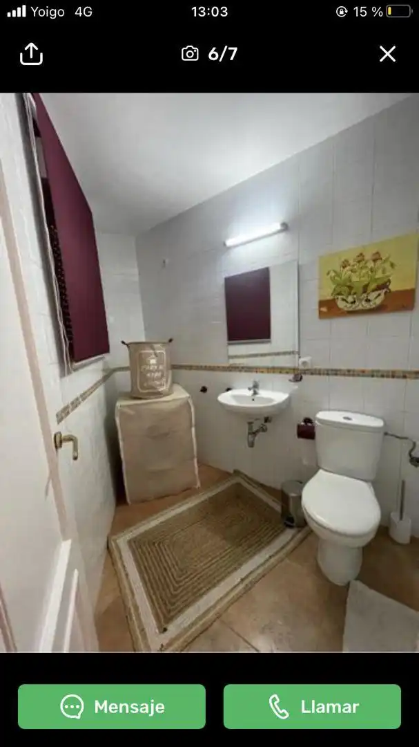 Planta baja de alquiler en Calle Muñoz Seca, 37, Los Palacios y Villafranca Baño de Planta baja de alquiler en Los Palacios y Villafranca con Aire acondicionado, Calefacción y Lavadora