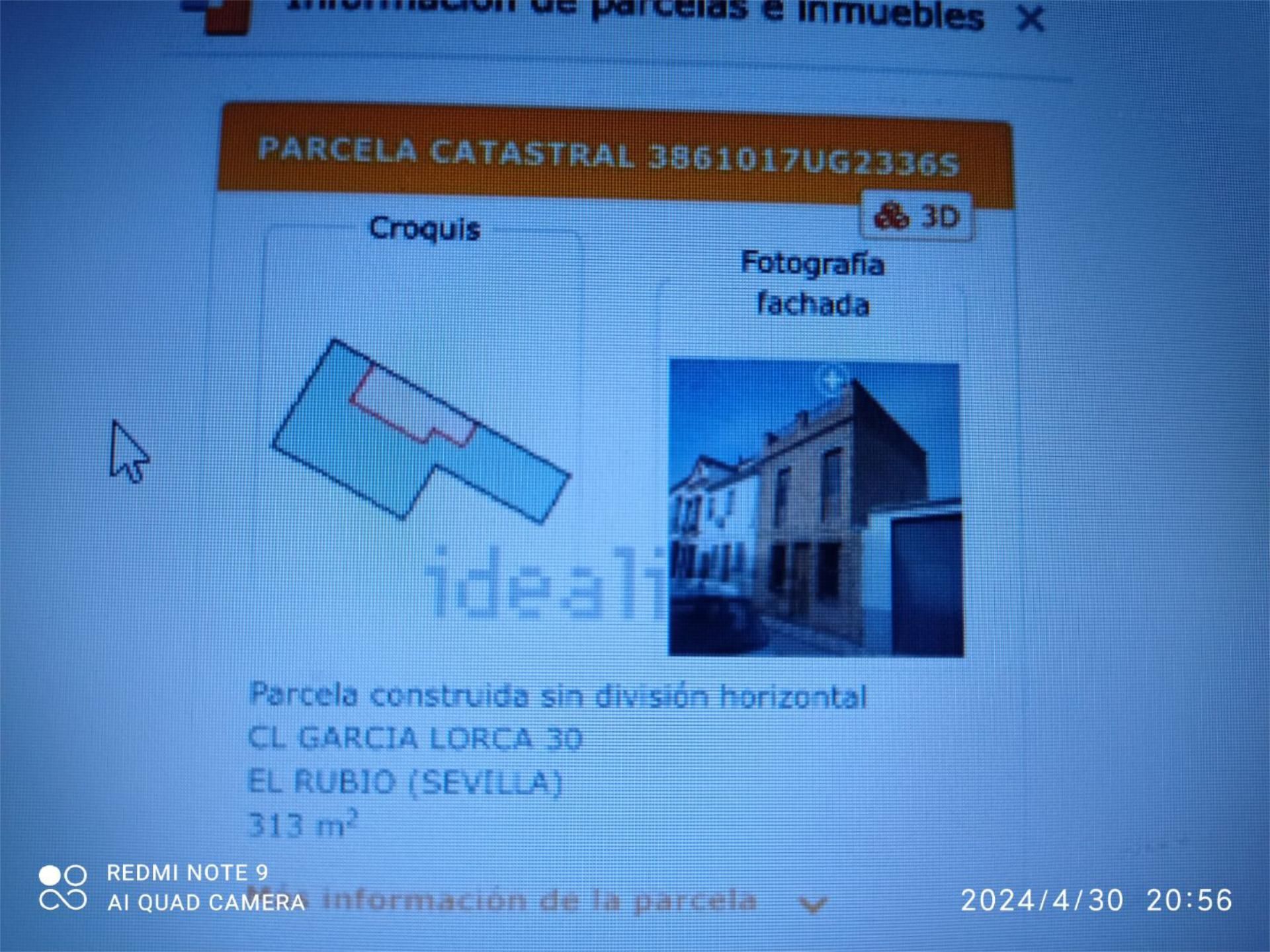 Constructible Land for sale in El Rubio