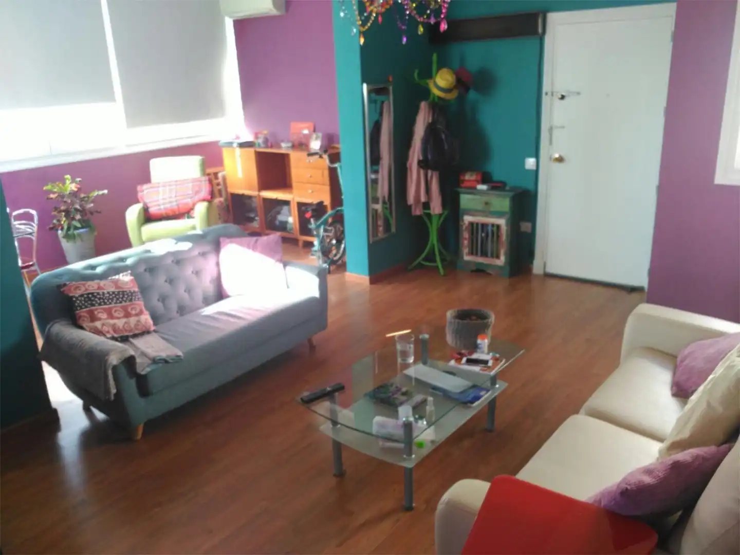 Wohnzimmer von Wohnung zur untervermieten in San Fernando mit Klimaanlage, Heizung und Parkett