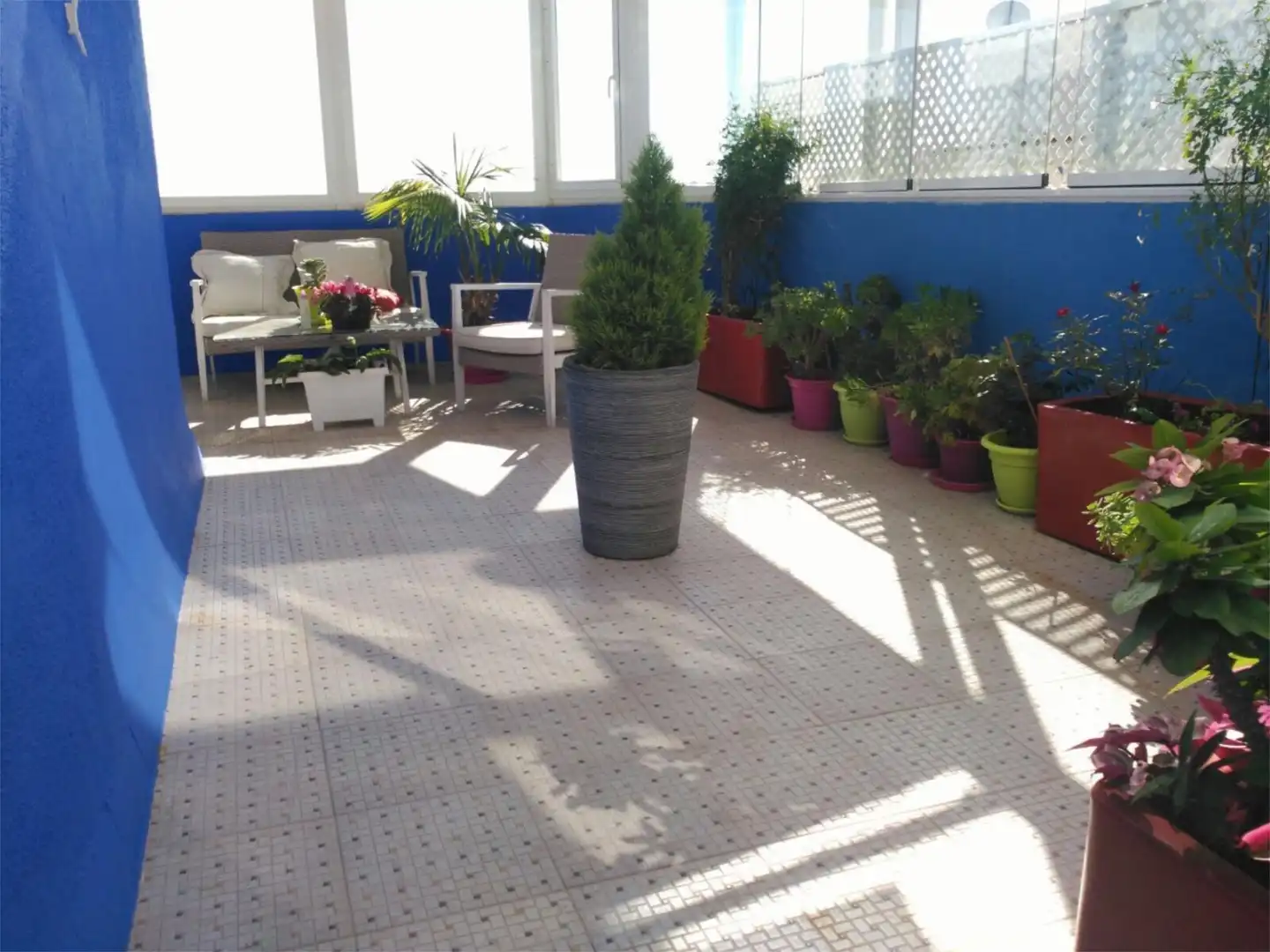 Terrasse von Wohnung zur untervermieten in San Fernando mit Klimaanlage, Heizung und Parkett