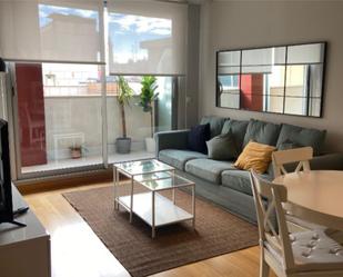 Living room of Flat to rent in  Zaragoza Capital  with Air Conditioner, Heating and Parquet flooring