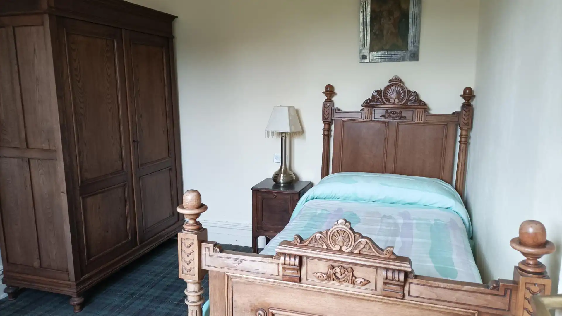 Dormitori de Casa o xalet de lloguer en Pravia amb Calefacció, Jardí privat i Parquet