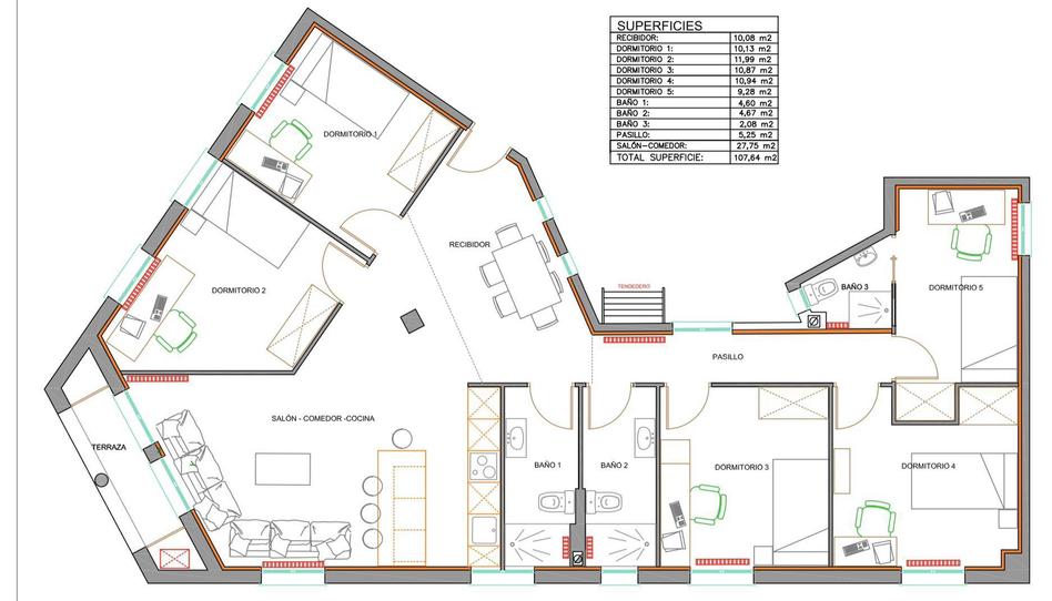 Foto 1 de Pis de lloguer a Avenida España, 11, Gran Via, La Rioja
