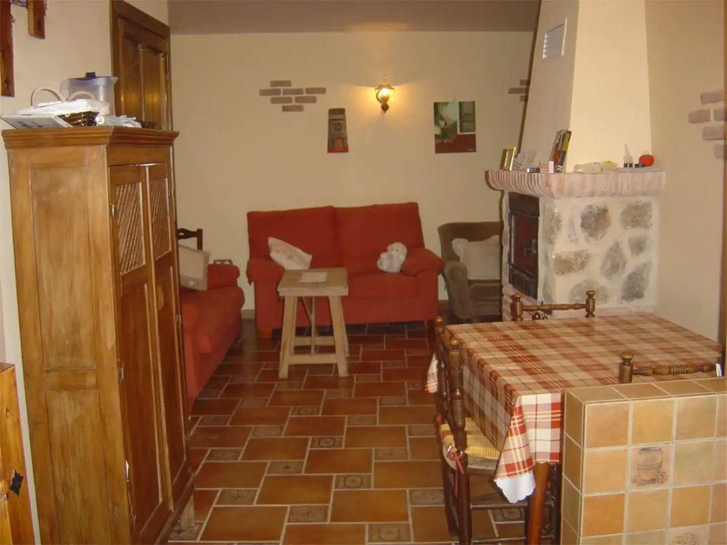 Piso en venta en Calle el Cid, 13, Calzada de Oropesa Sala de estar de Piso en venta en Calzada de Oropesa con Calefacción, Amueblado y Balcón