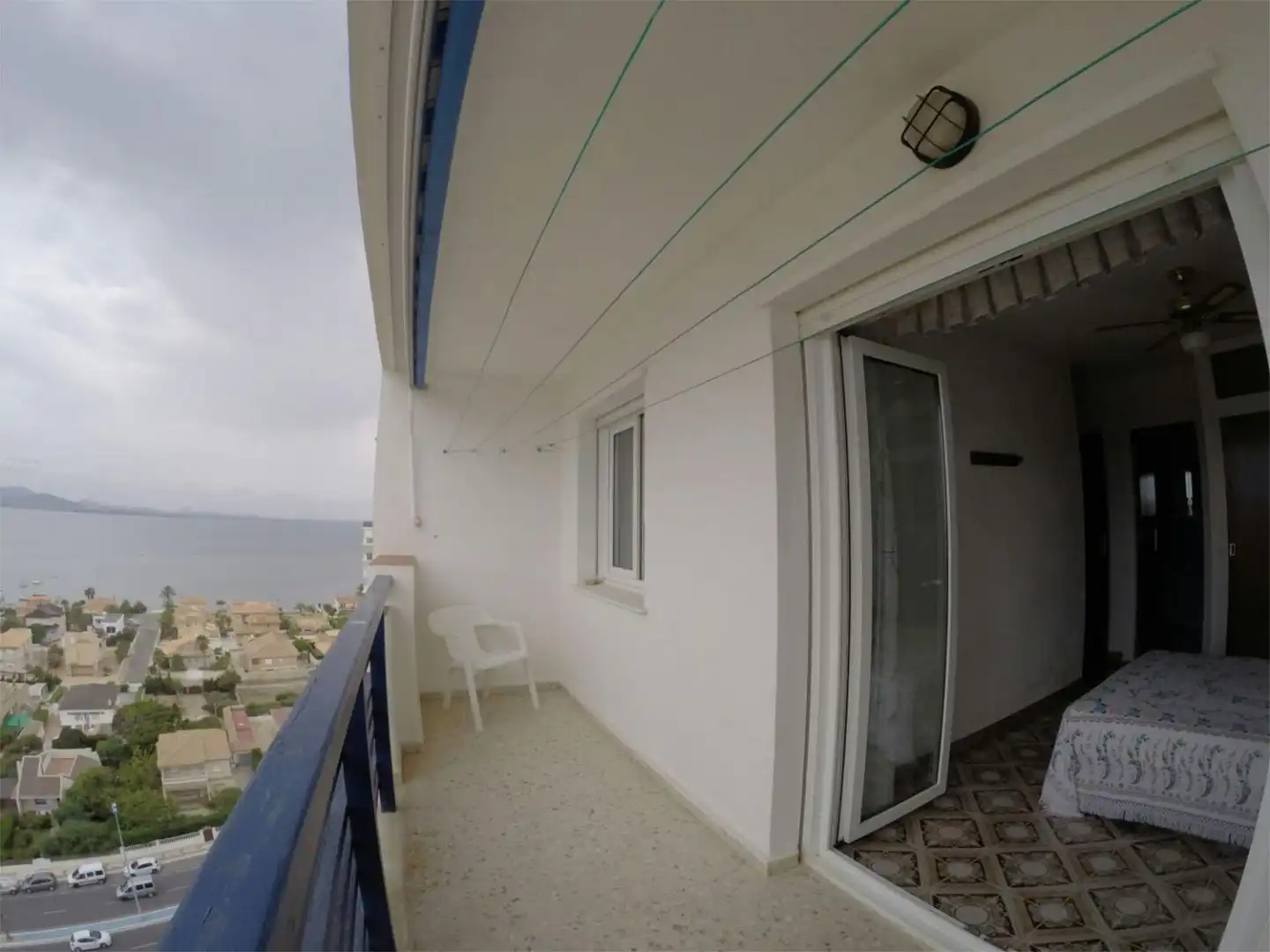 Balcony of Flat for rent in La Manga del Mar Menor  with Terrace, Swimming Pool and Furnished