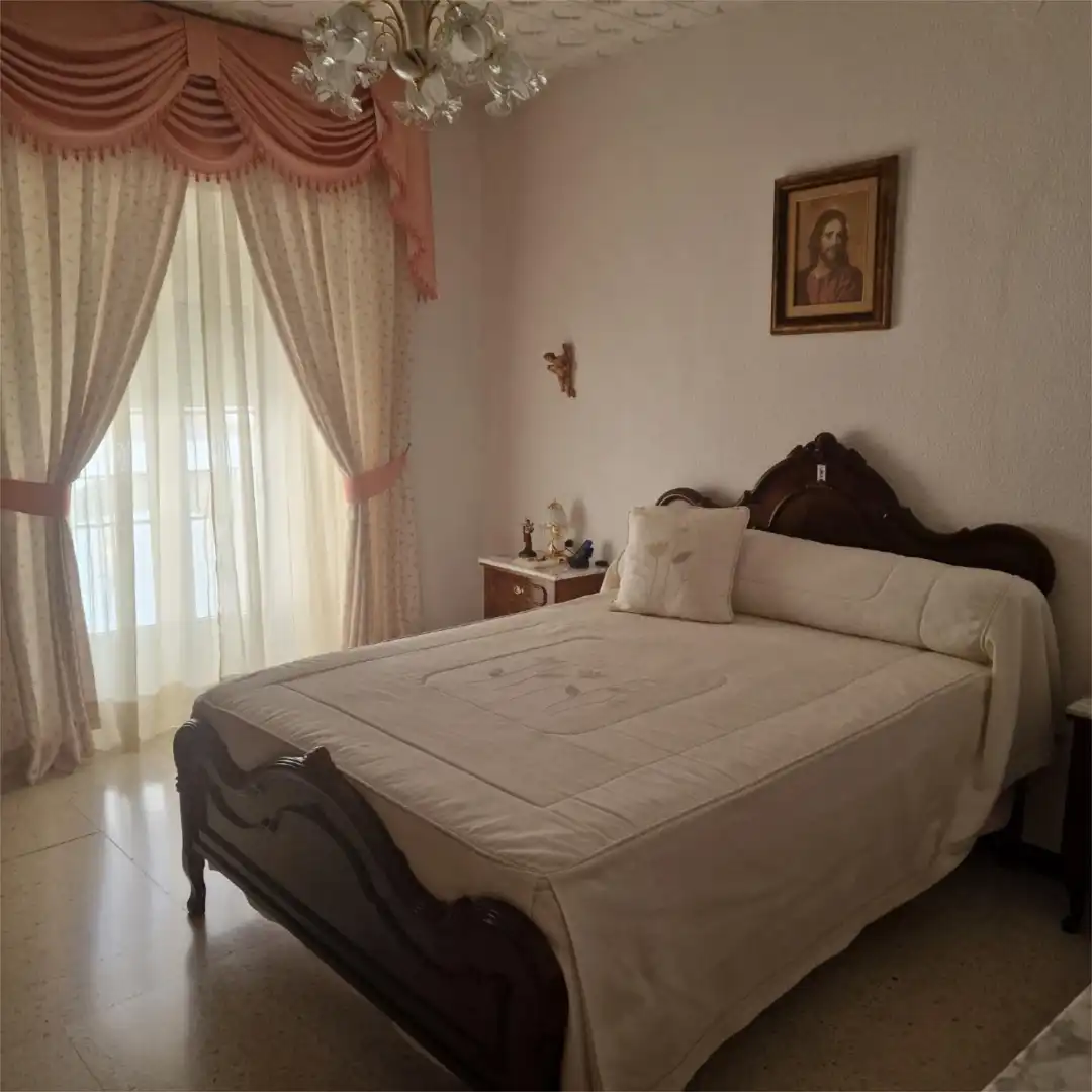Bedroom of Flat for sale in Almendralejo  with Terrace, Furnished and Oven