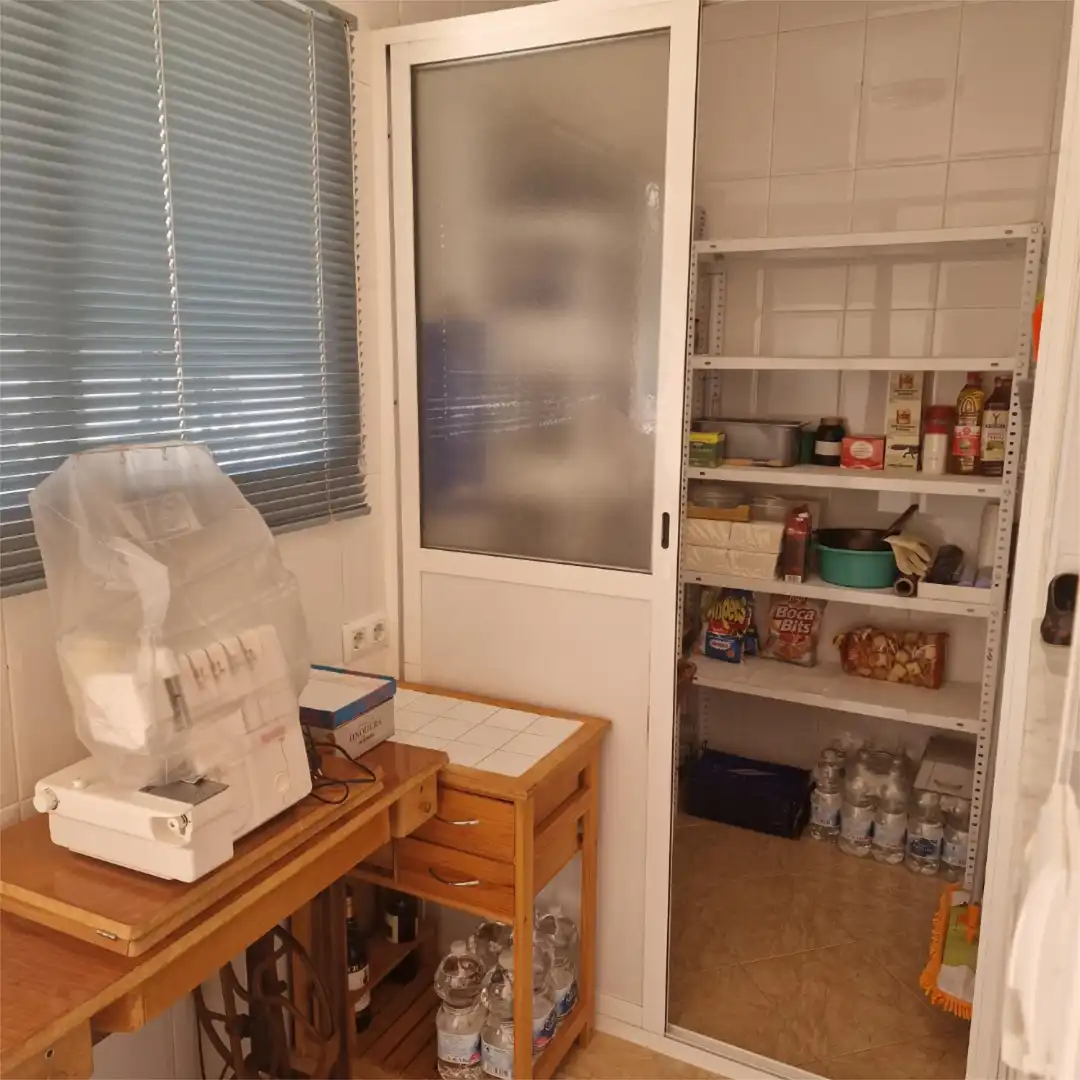 Kitchen of Flat for sale in Almendralejo  with Terrace, Furnished and Oven