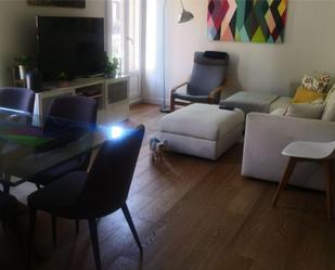 Living room of Flat to share in  Madrid Capital  with Air Conditioner, Heating and Parquet flooring