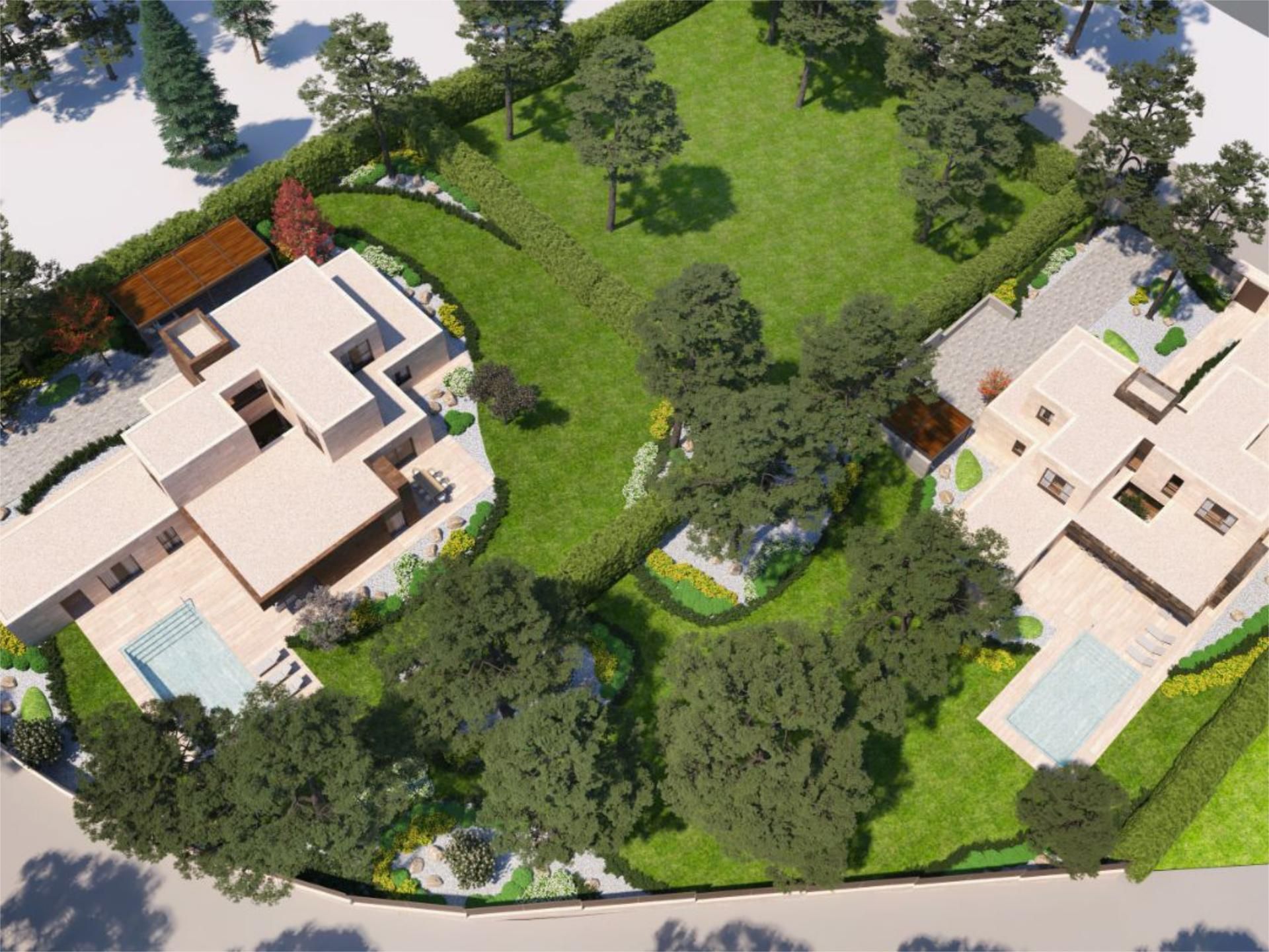 Garden of House or chalet for sale in Boadilla del Monte  with Air Conditioner, Terrace and Swimming Pool