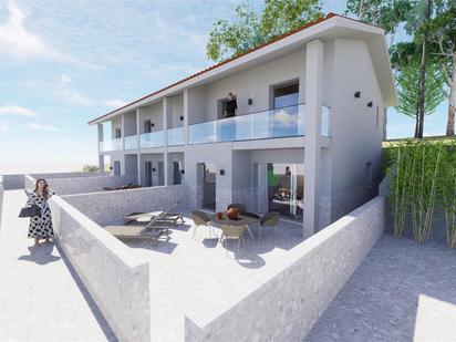 Exterior view of Single-family semi-detached for sale in Soto del Barco  with Terrace