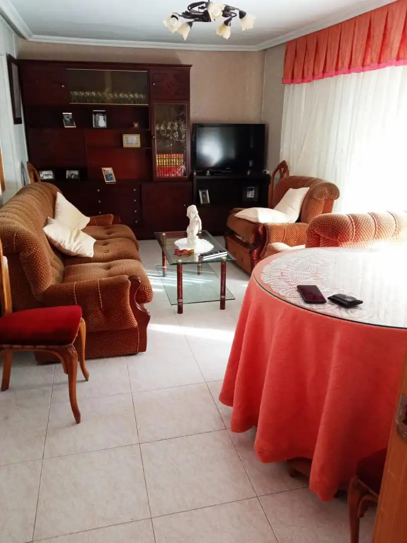 Living room of Ground floor for sale in Benavente  with Heating, Private garden and Storage room