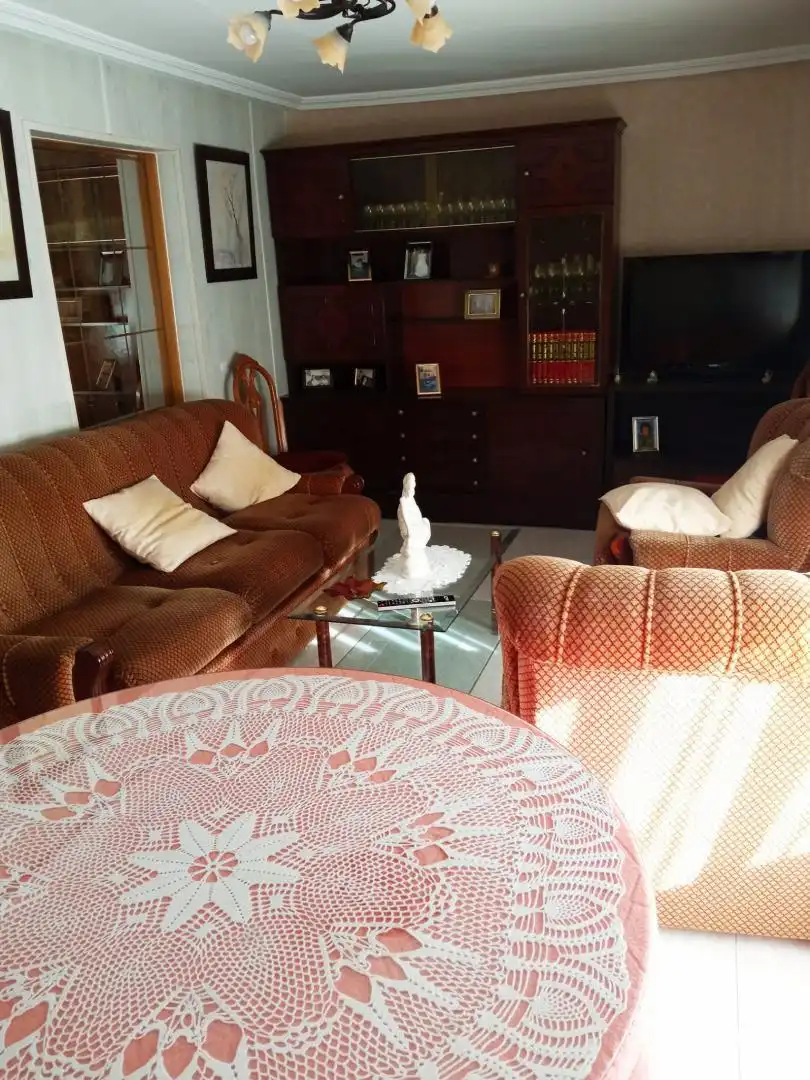 Living room of Ground floor for sale in Benavente  with Heating, Private garden and Storage room