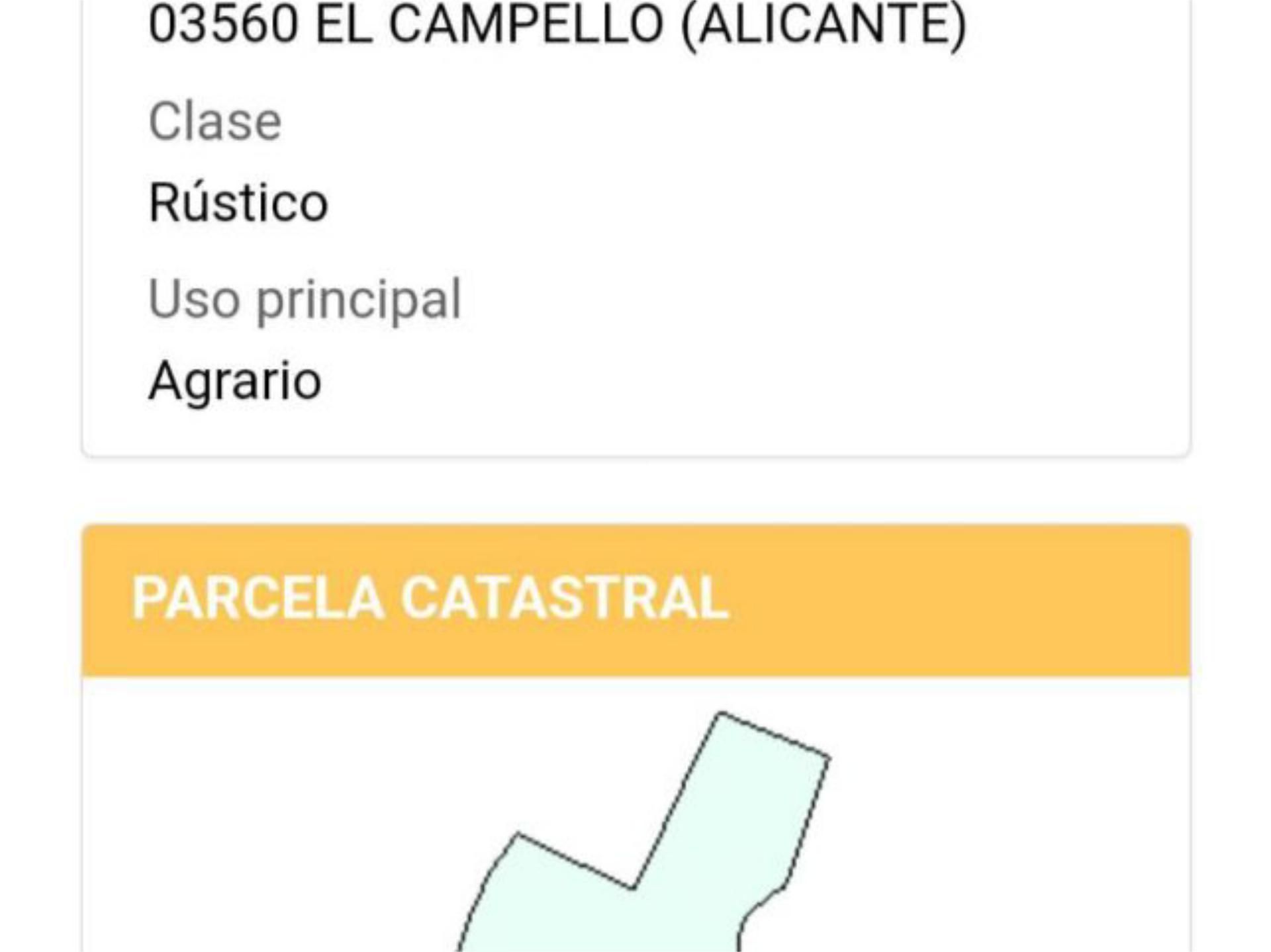 Exterior view of Land for sale in El Campello