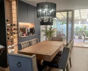 Dining room of Single-family semi-detached for sale in Alicante / Alacant  with Air Conditioner, Terrace and Swimming Pool