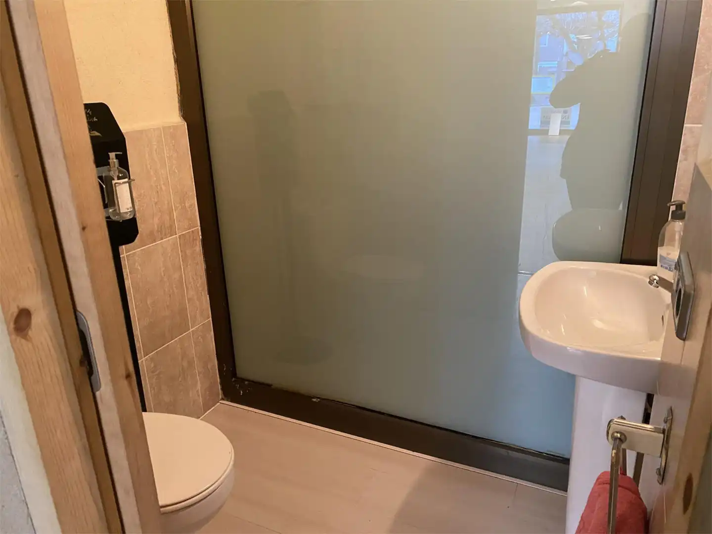 Baño de Local en venta en Sant Hilari Sacalm con Aire acondicionado y Calefacción