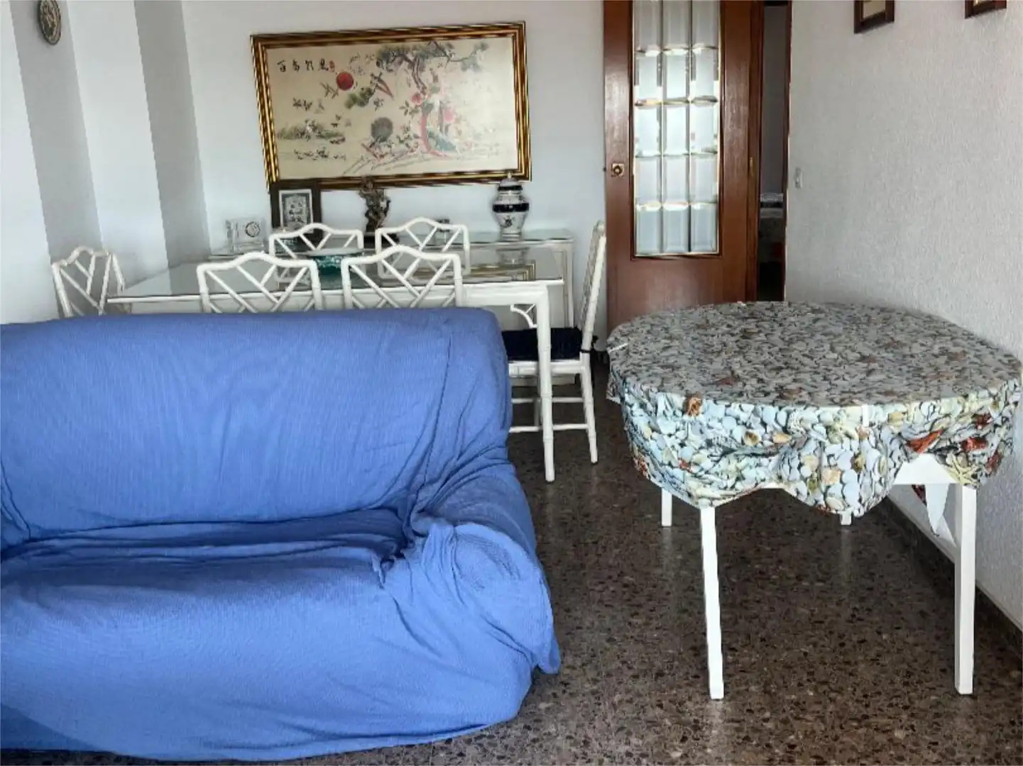 Apartamento de alquiler en Carrer Amparo Belda, 2, Sant Antoni Sala de estar de Apartamento de alquiler en Cullera con Terraza, Piscina y Balcón