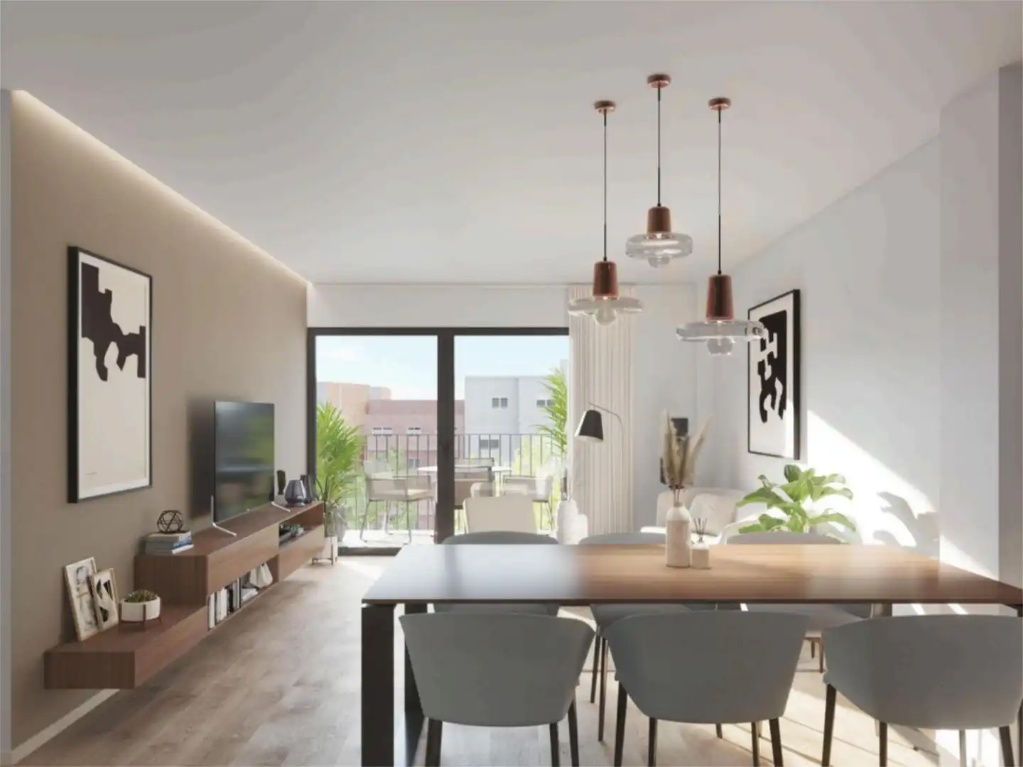 Flat for sale in Calle Aire, 1, Aguamarina Dining room of Flat for sale in Orihuela with Air Conditioner, Heating and Private garden