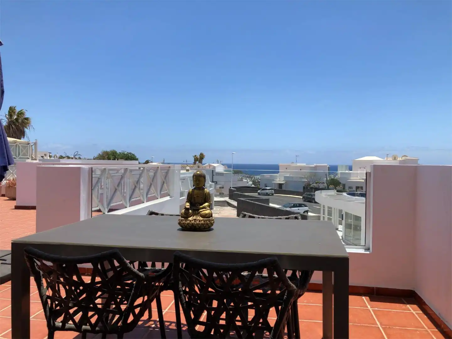Flat for sale in Calle Toscon, 12, Puerto del Carmen Terrace of Flat for sale in Tías with Air Conditioner and Swimming Pool