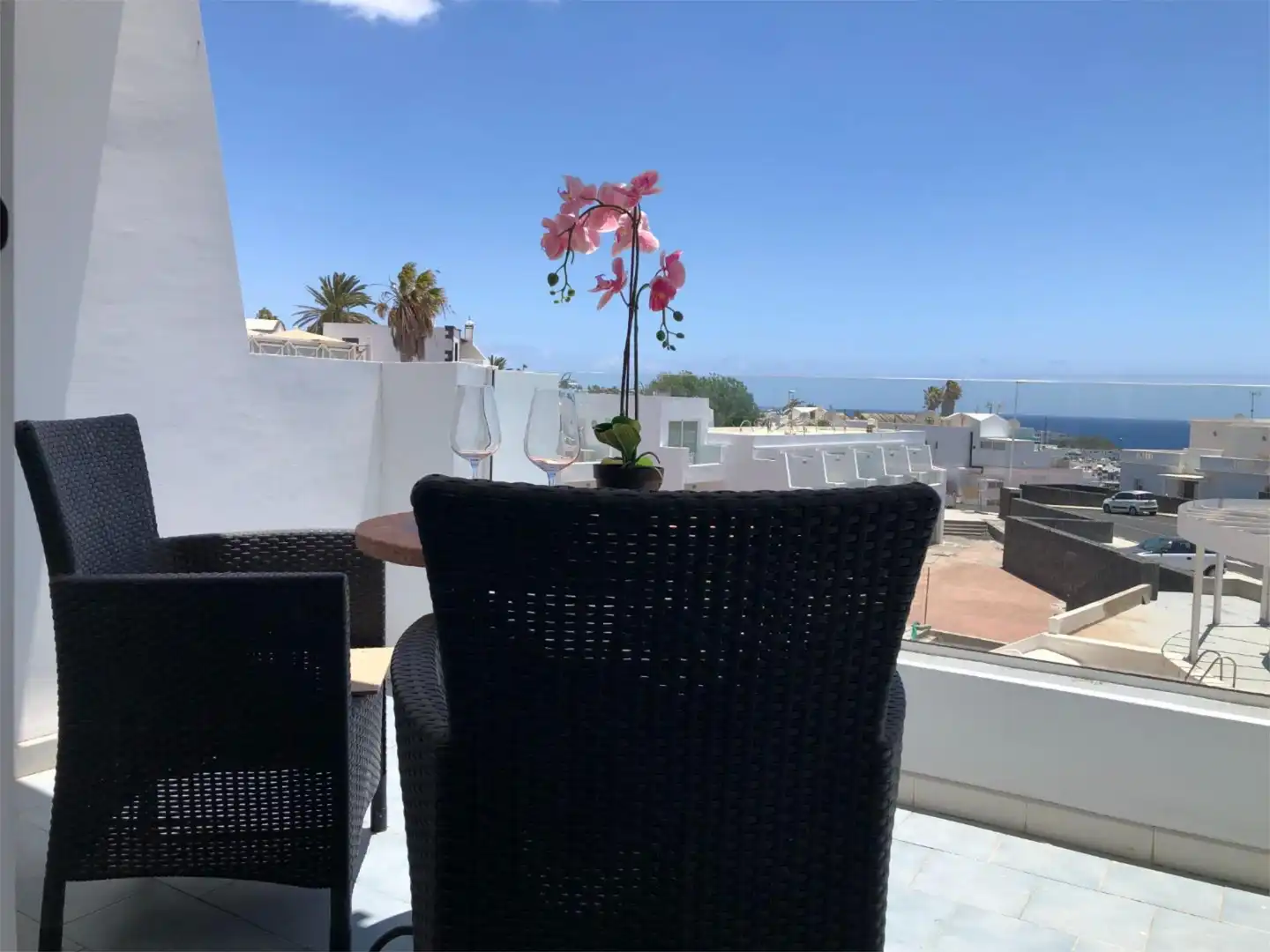 Flat for sale in Calle Toscon, 12, Puerto del Carmen Terrace of Flat for sale in Tías with Air Conditioner and Swimming Pool