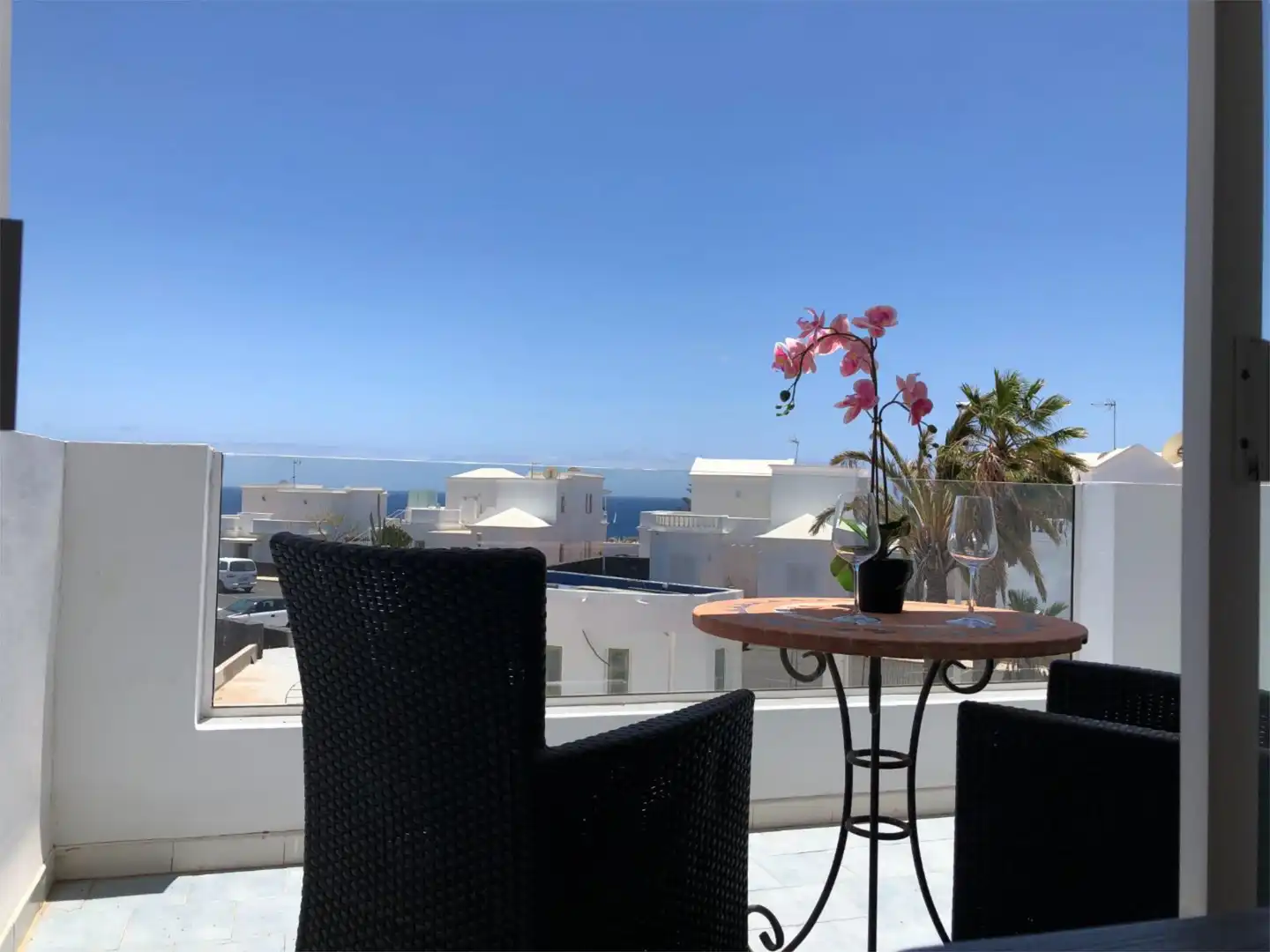 Flat for sale in Calle Toscon, 12, Puerto del Carmen Terrace of Flat for sale in Tías with Air Conditioner and Swimming Pool