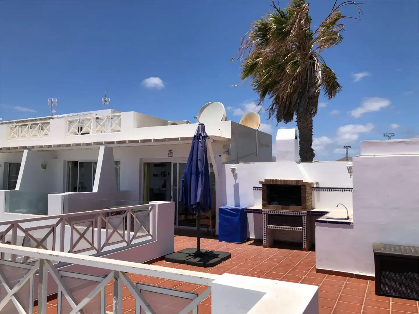 Flat for sale in Calle Toscon, 12, Puerto del Carmen Terrace of Flat for sale in Tías with Air Conditioner and Swimming Pool
