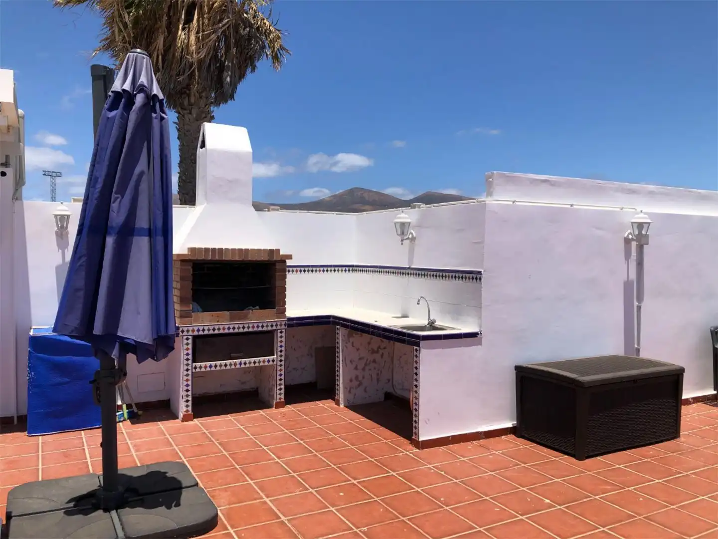 Flat for sale in Calle Toscon, 12, Puerto del Carmen Terrace of Flat for sale in Tías with Air Conditioner and Swimming Pool