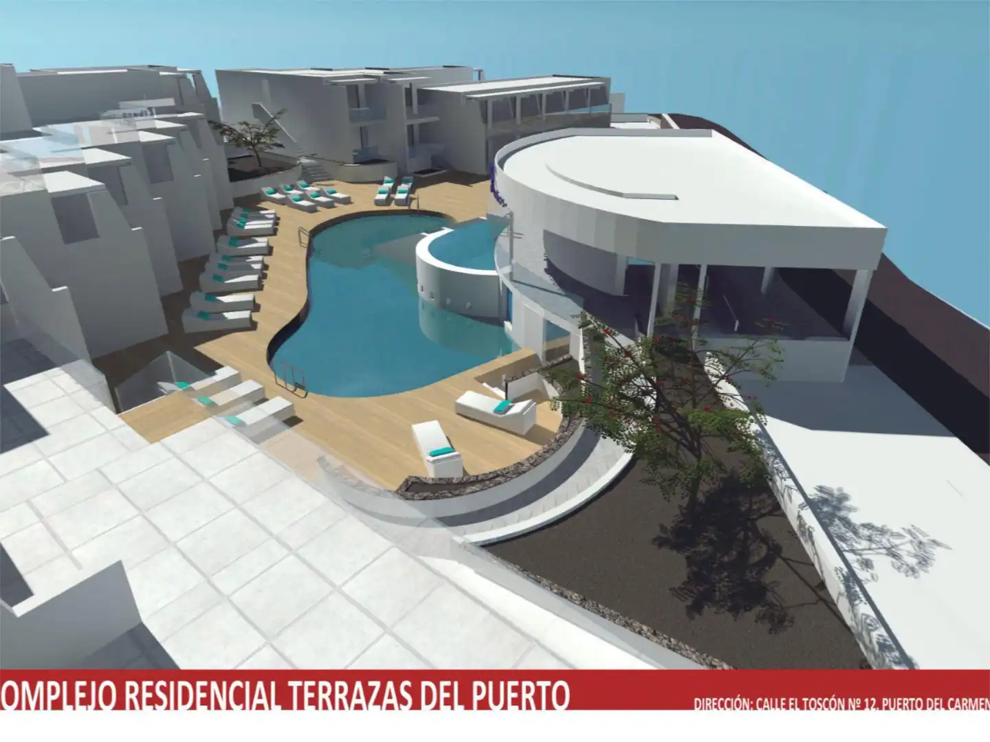Flat for sale in Calle Toscon, 12, Puerto del Carmen Swimming pool of Flat for sale in Tías with Air Conditioner and Swimming Pool