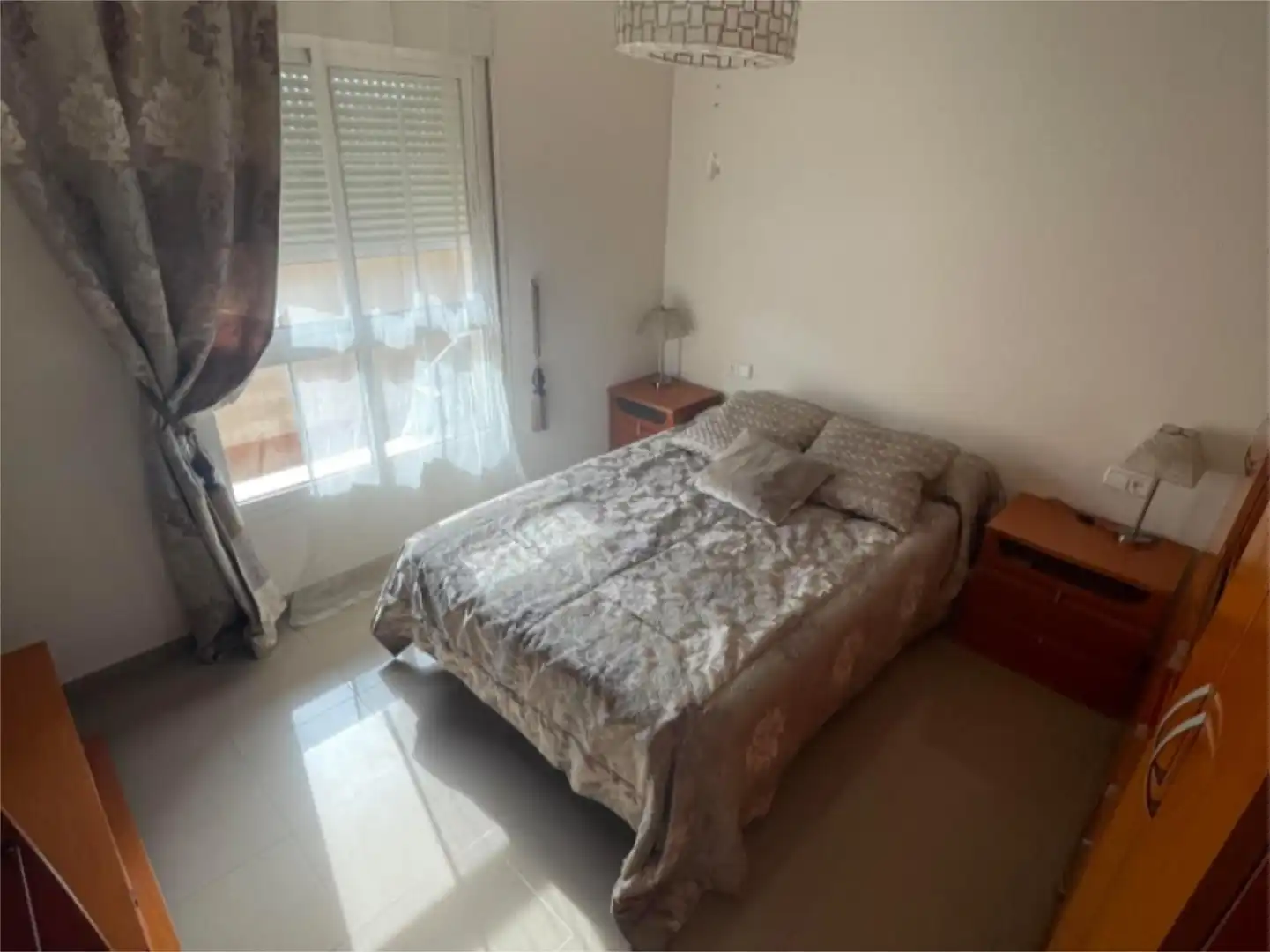 Schlafzimmer von Wohnung zur Miete in Roquetas de Mar mit Klimaanlage, Heizung und Terrasse