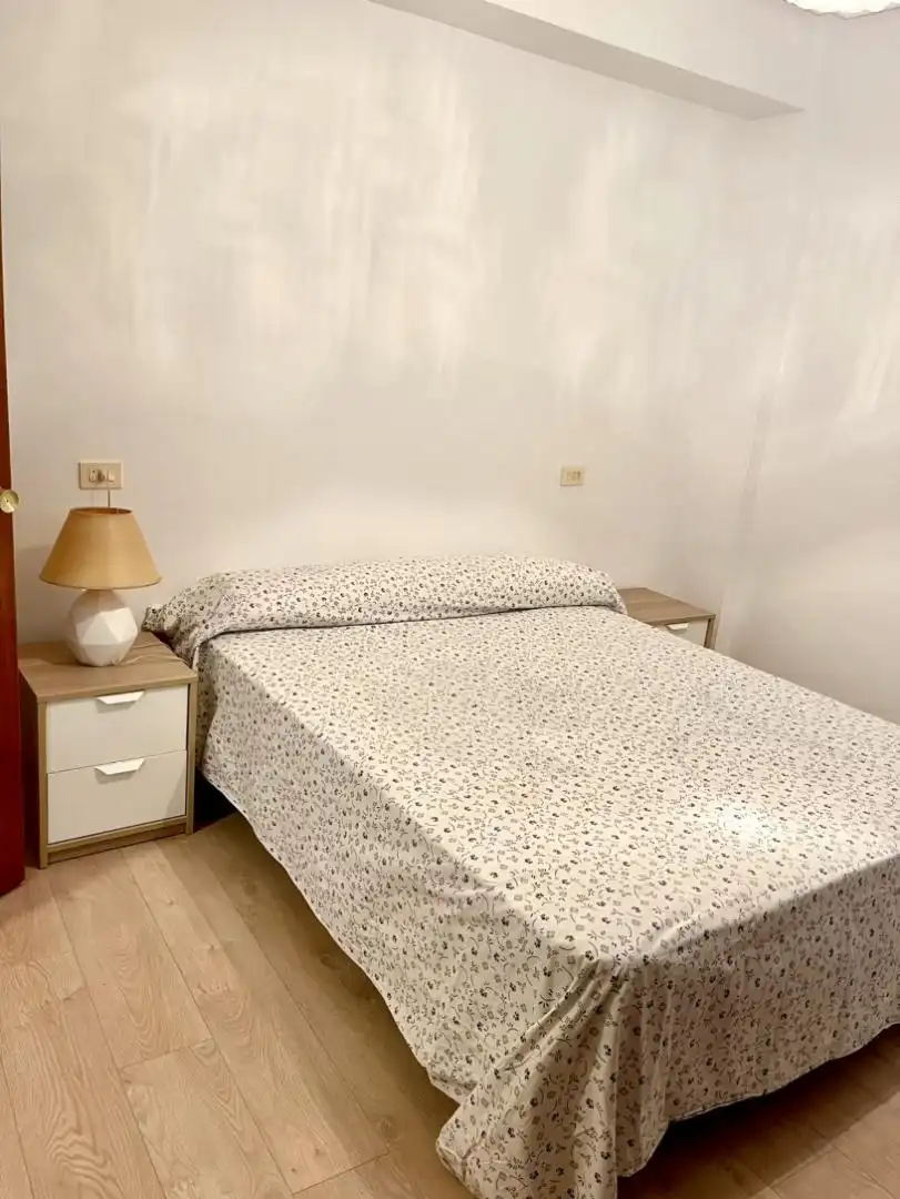 Bedroom of Flat for share in Chantada  with Heating, Parquet flooring and Furnished