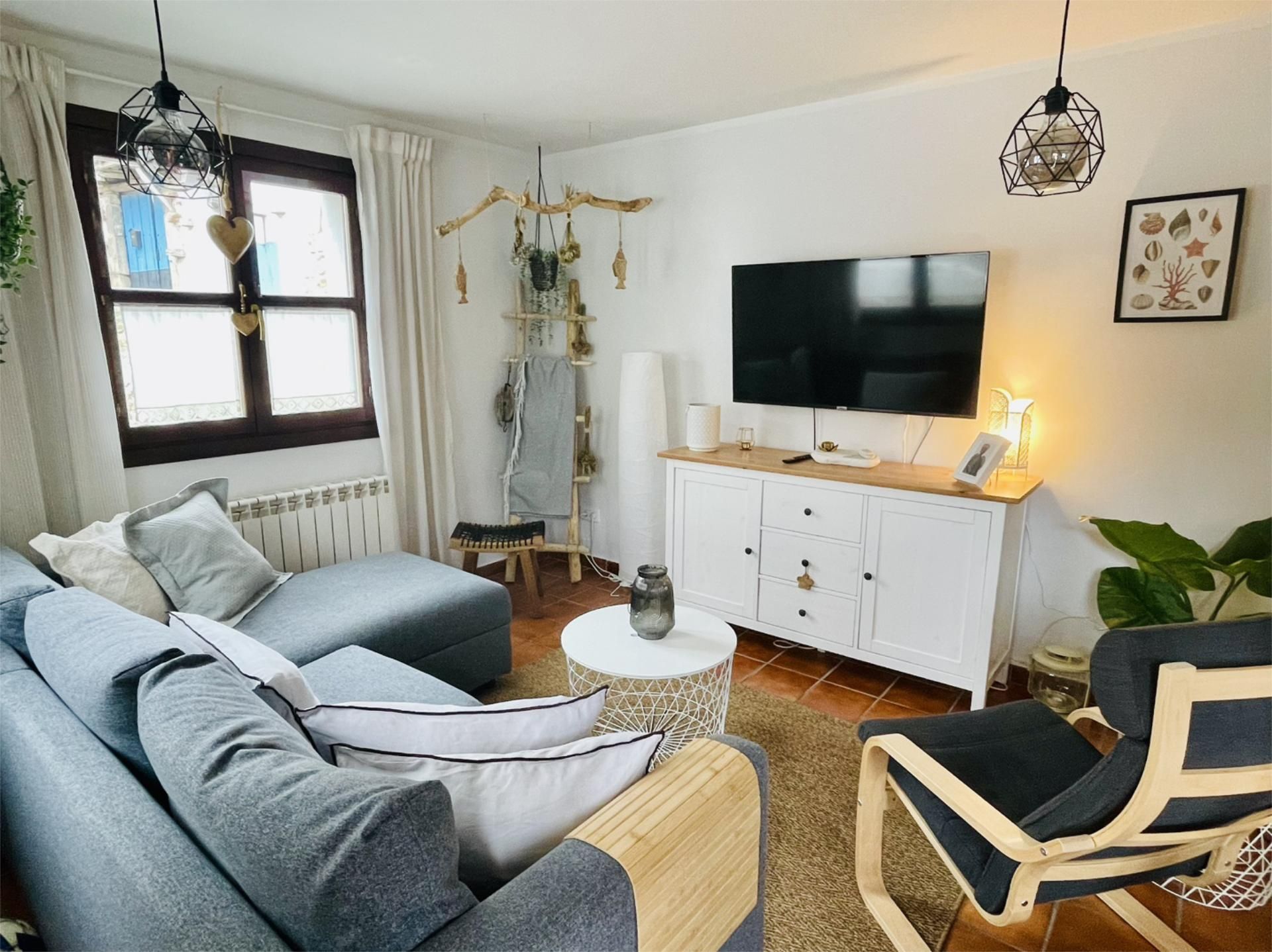 Living room of Attic for sale in Llanes  with Private garden, Terrace and Furnished