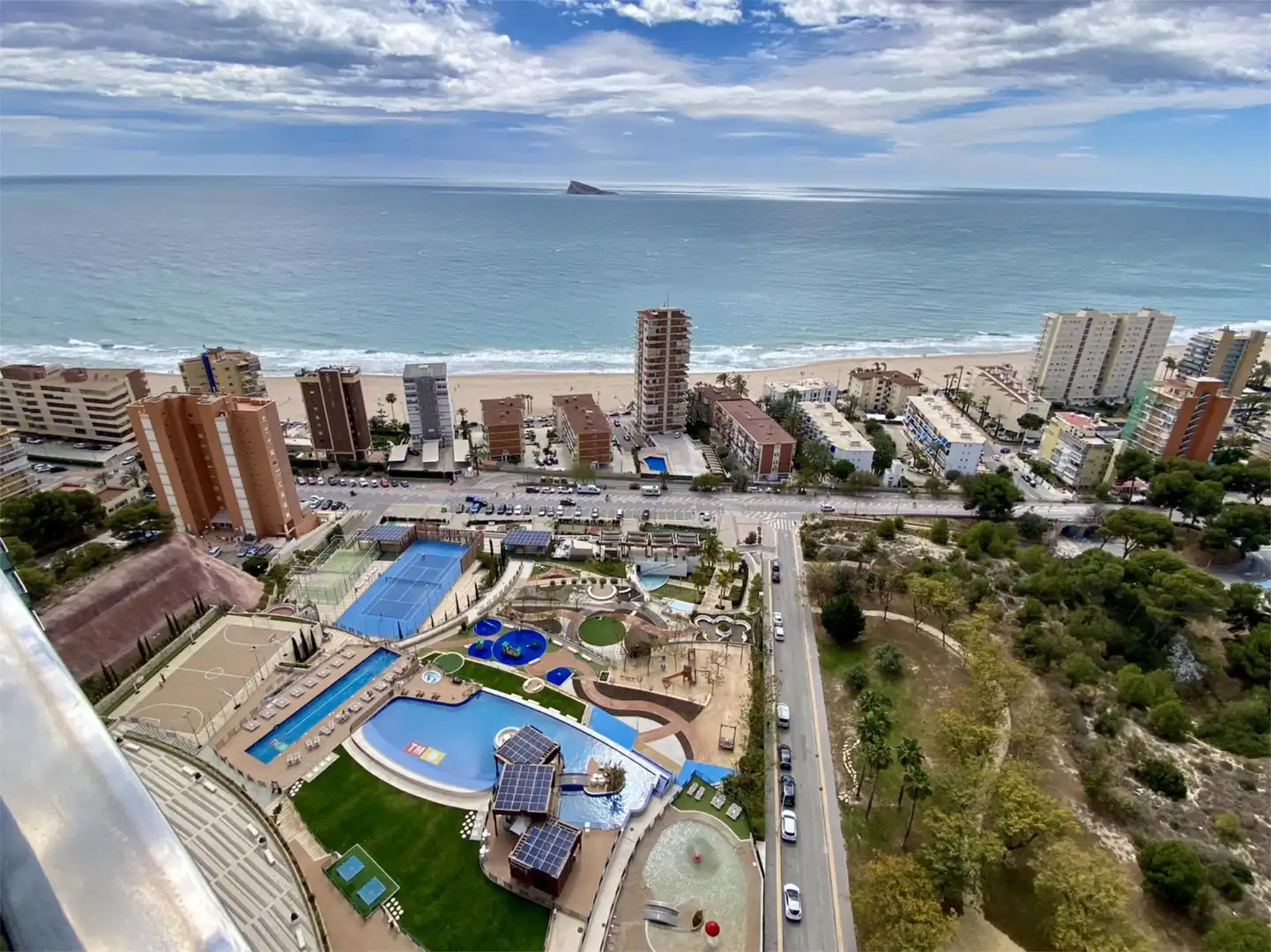 Exterior view of Flat for rent in Benidorm  with Air Conditioner, Heating and Terrace