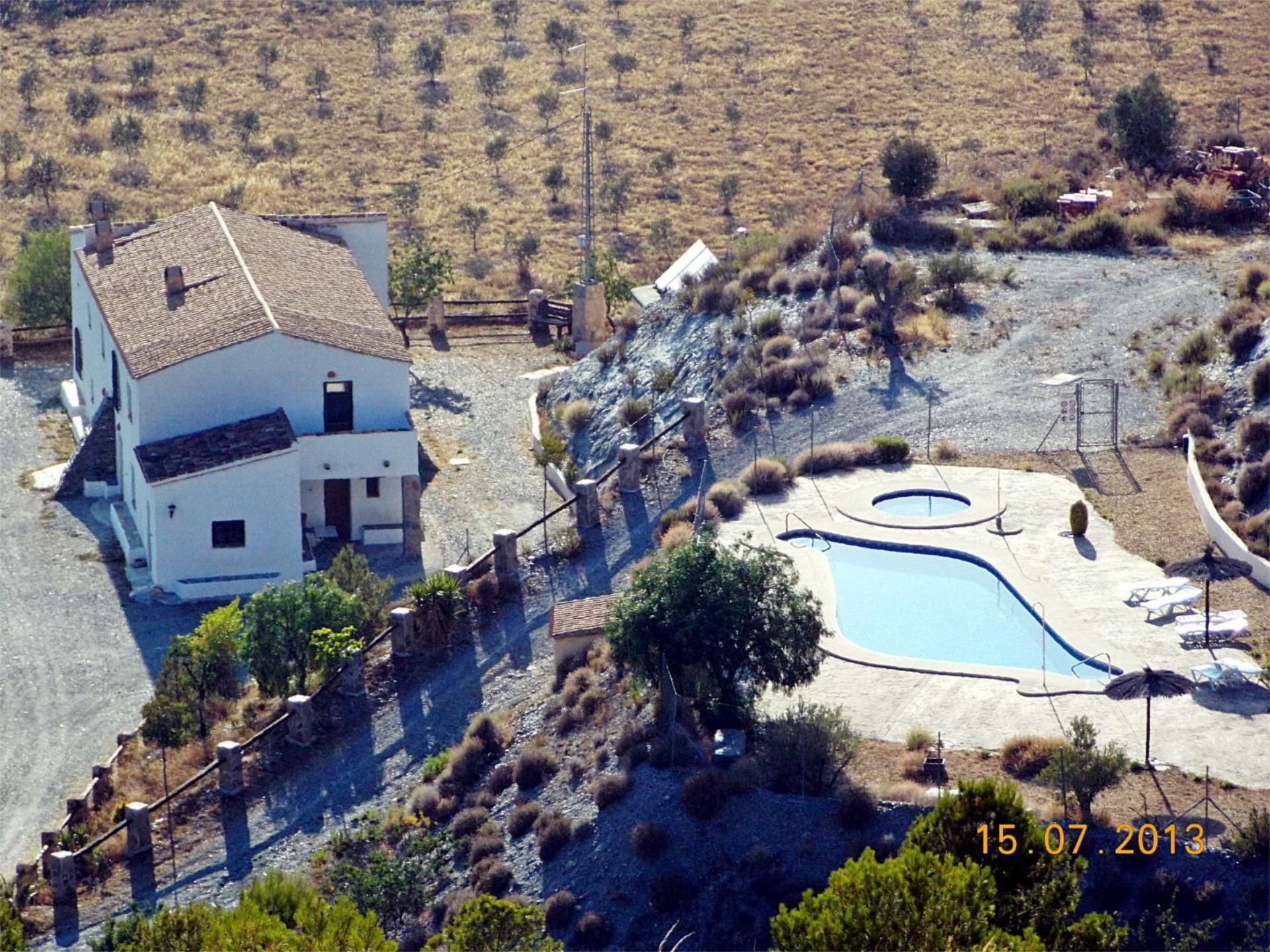 Exterior view of Country house for sale in Taberno  with Heating, Private garden and Terrace