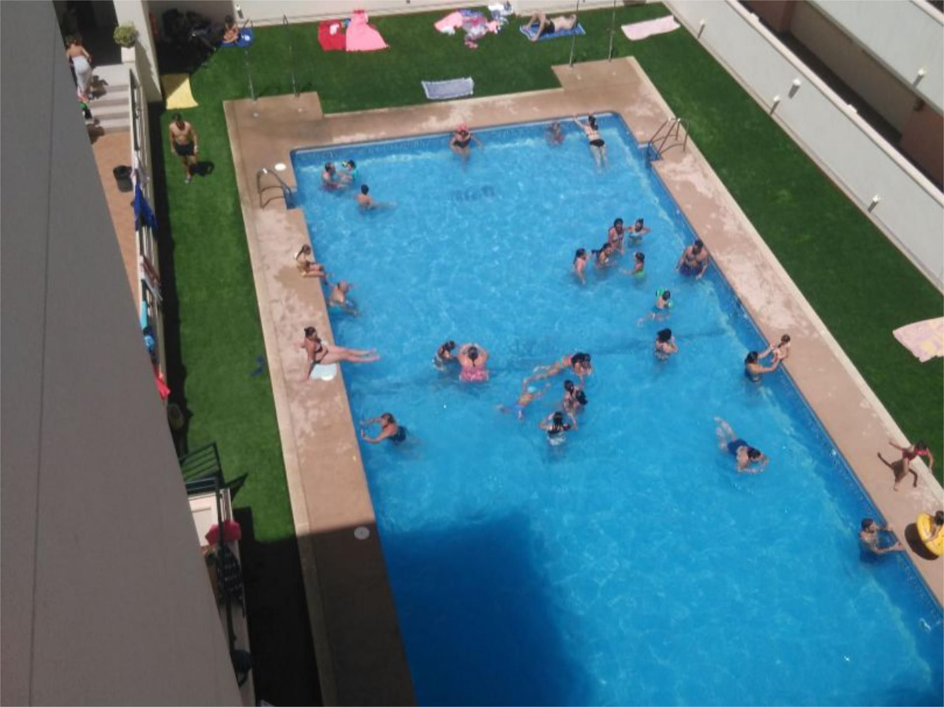 Swimming pool of Attic for sale in Roquetas de Mar  with Air Conditioner, Terrace and Swimming Pool