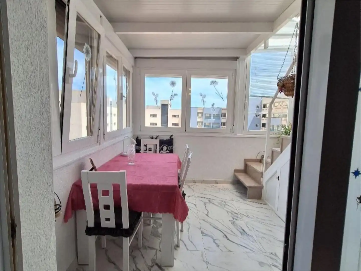 Balcony of Attic for sale in Roquetas de Mar  with Air Conditioner, Heating and Terrace