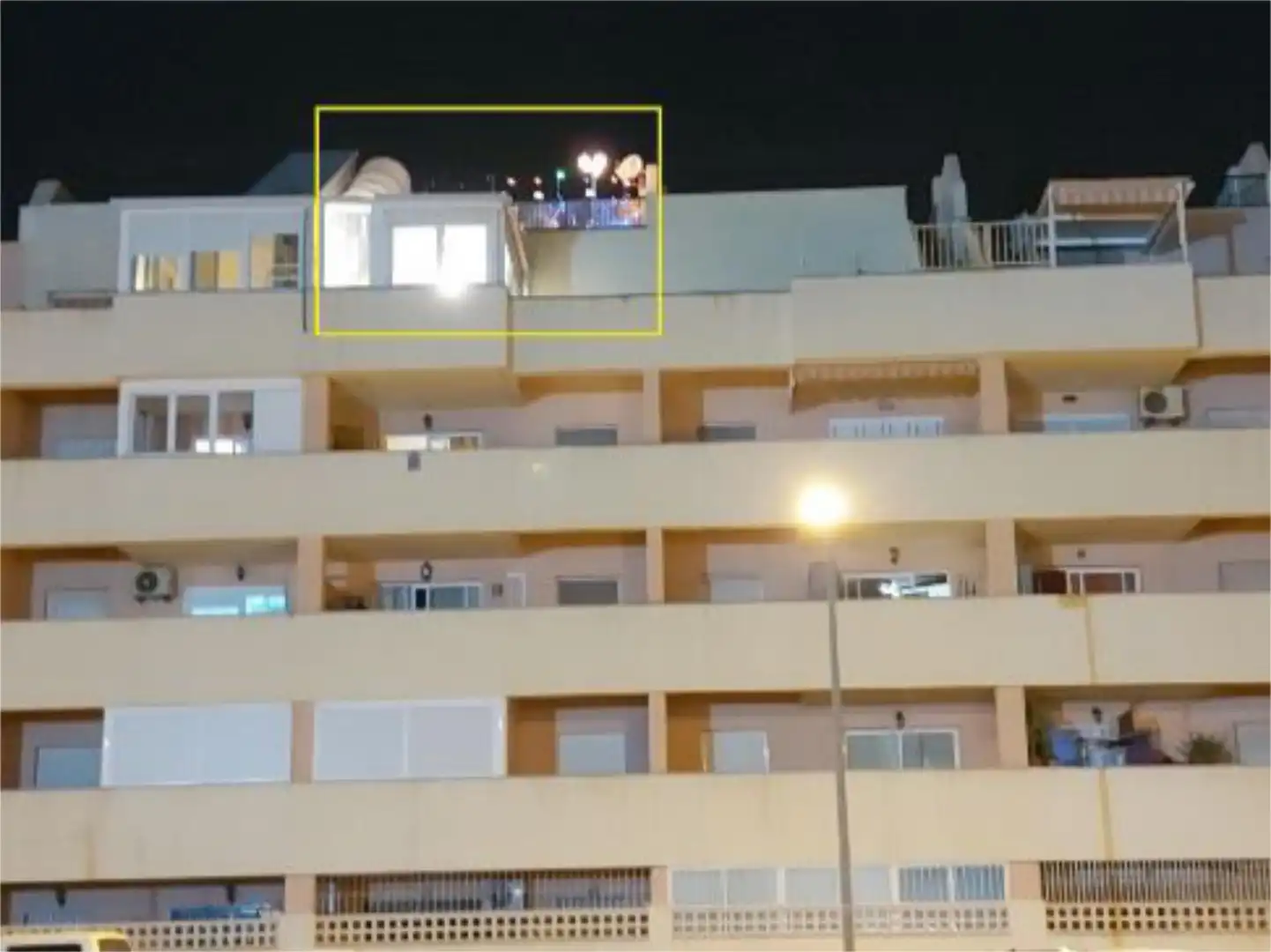 Balcony of Attic for sale in Roquetas de Mar  with Air Conditioner, Heating and Terrace