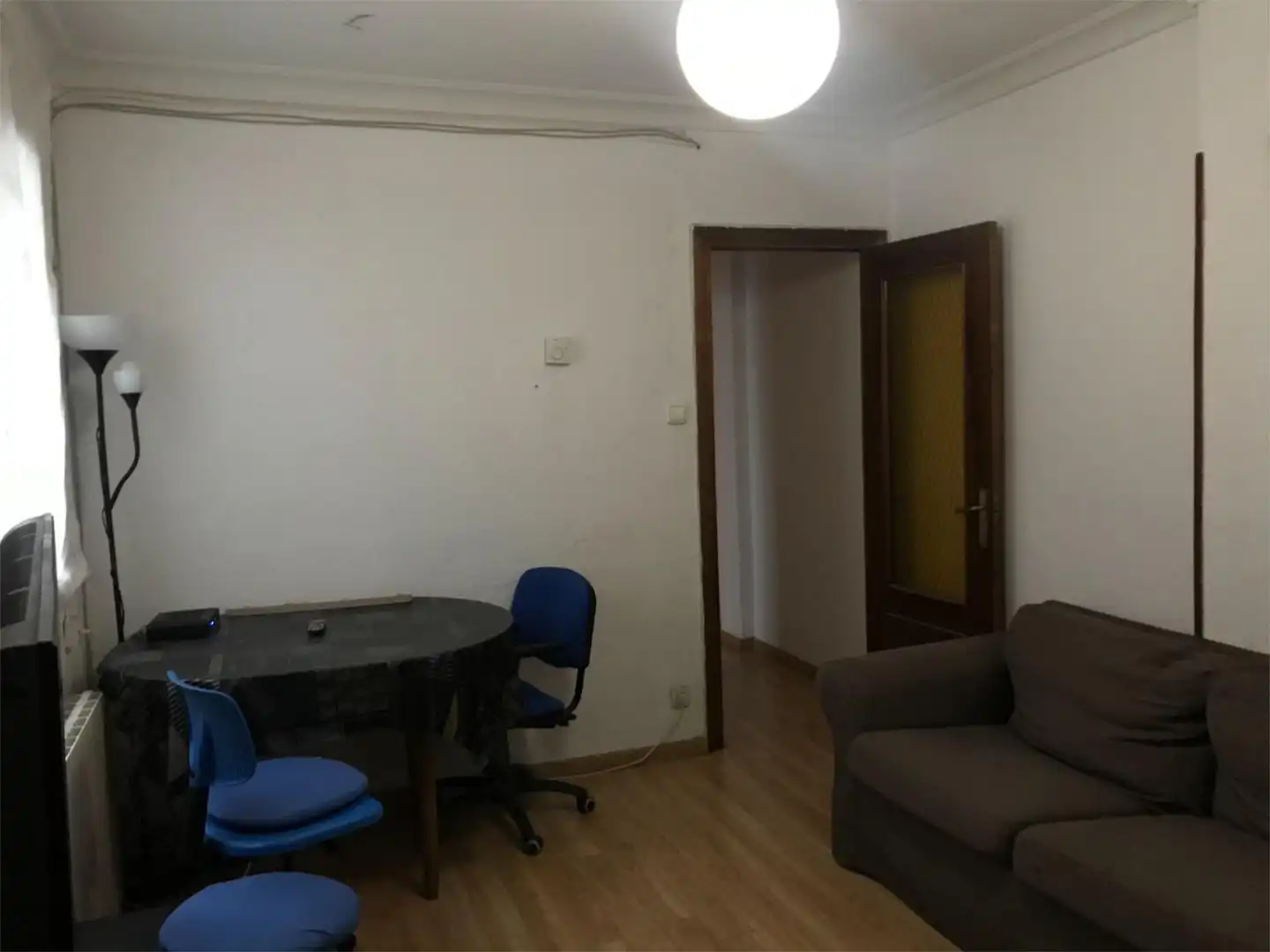 Sala d'estar de Pis per a compartir en Madrid amb Calefacció i Moblat
