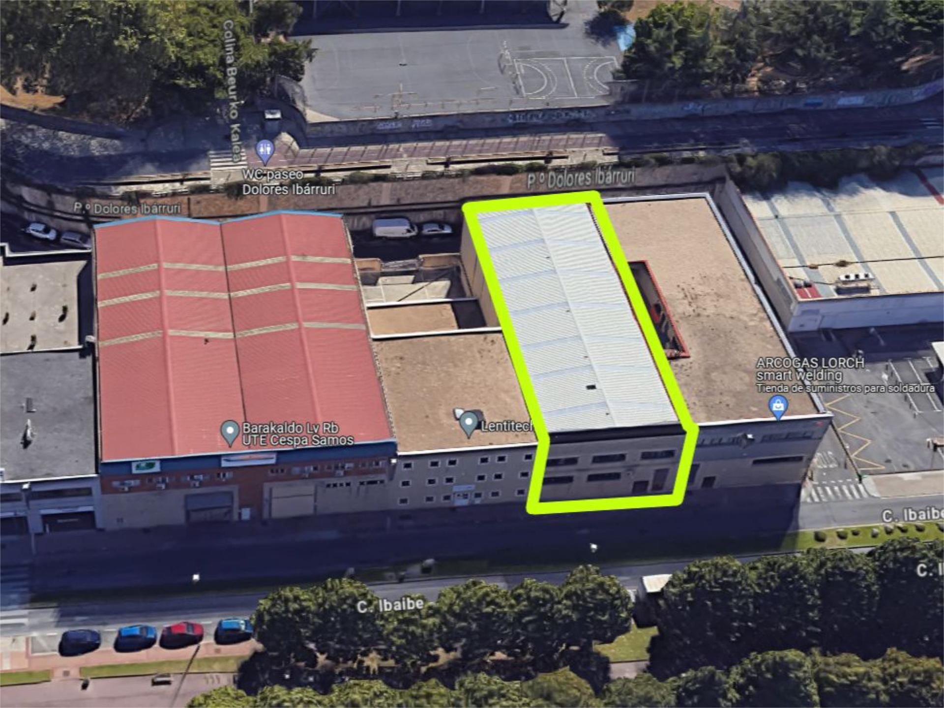 Exterior view of Industrial buildings for sale in Barakaldo 