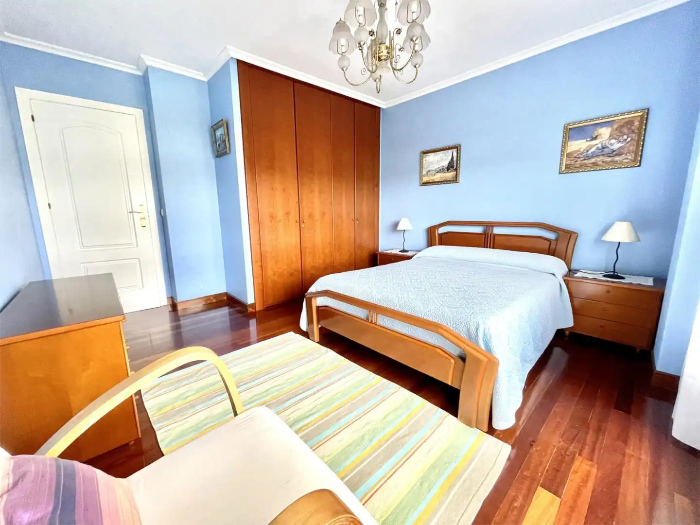 Bedroom of Flat for share in Santander  with Heating, Parquet flooring and Terrace