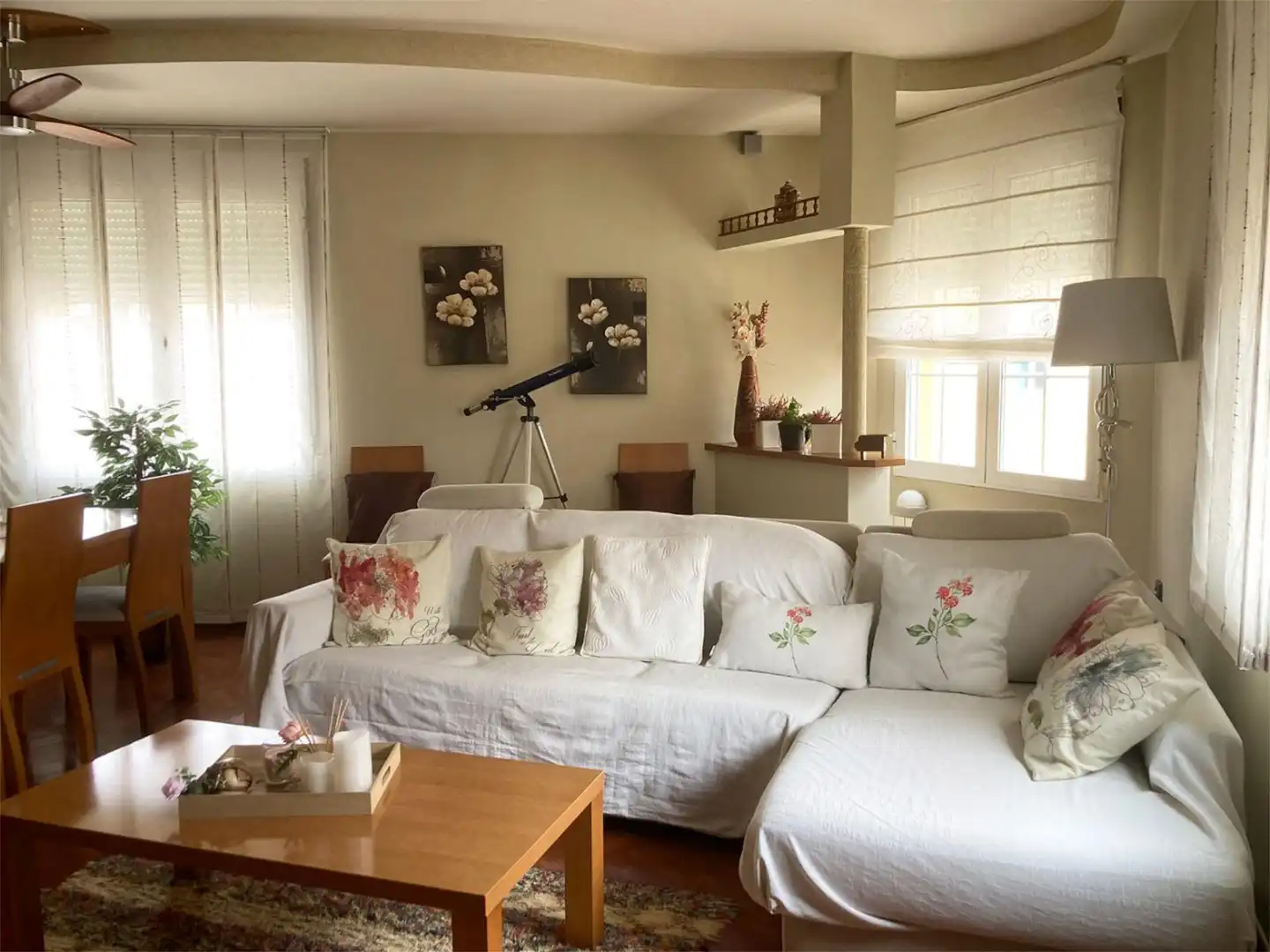 Sala de estar de Piso en venta en Villamalea con Aire acondicionado, Calefacción y Terraza