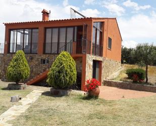 Exterior view of House or chalet for sale in Orellana de la Sierra  with Terrace, Swimming Pool and Balcony