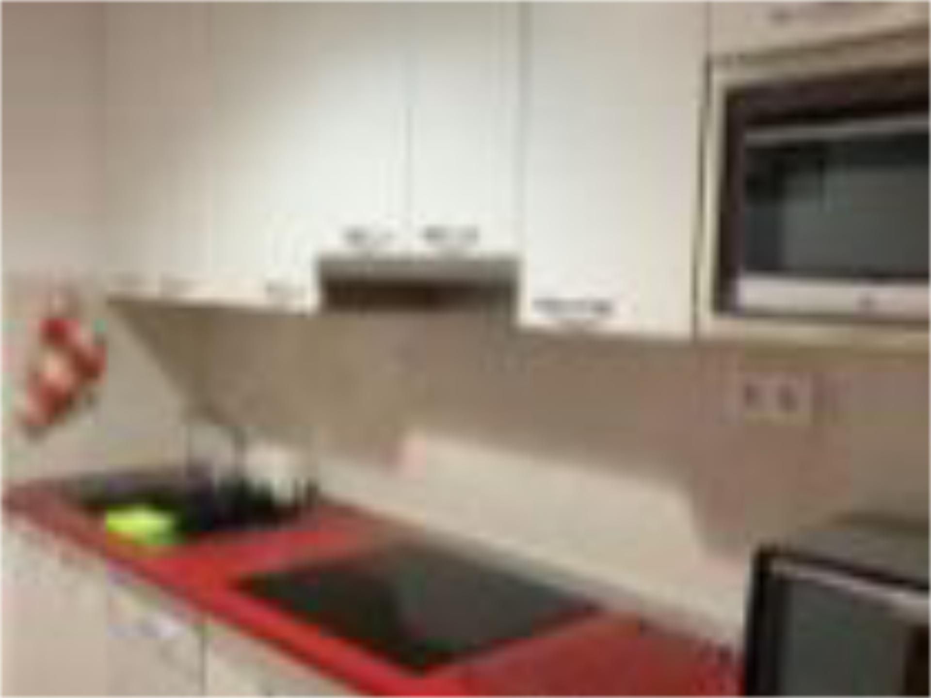 Kitchen of Flat to share in  Murcia Capital  with Air Conditioner, Parquet flooring and Furnished